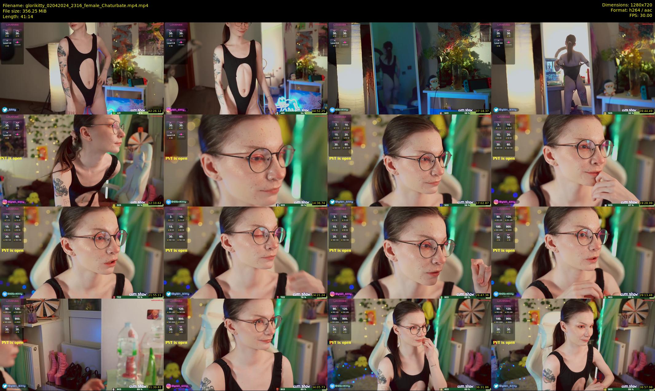 glorikitty — 42 minute Chaturbate female cam show recording, 720p, Apr 2, 2024