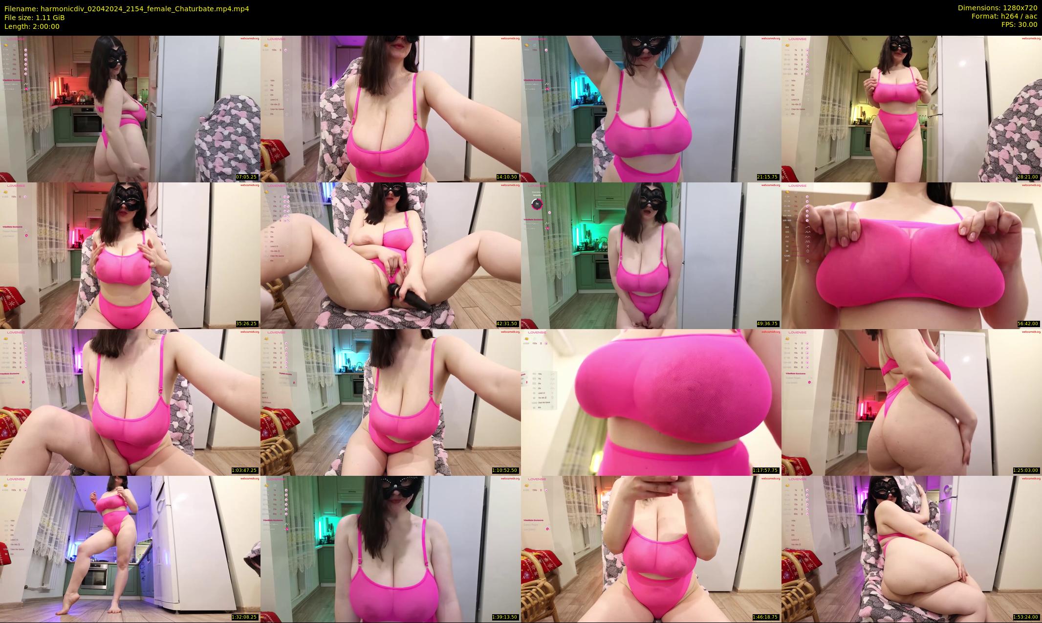 harmonicdiv — 120 minute Chaturbate female cam show recording, 720p, Apr 2, 2024