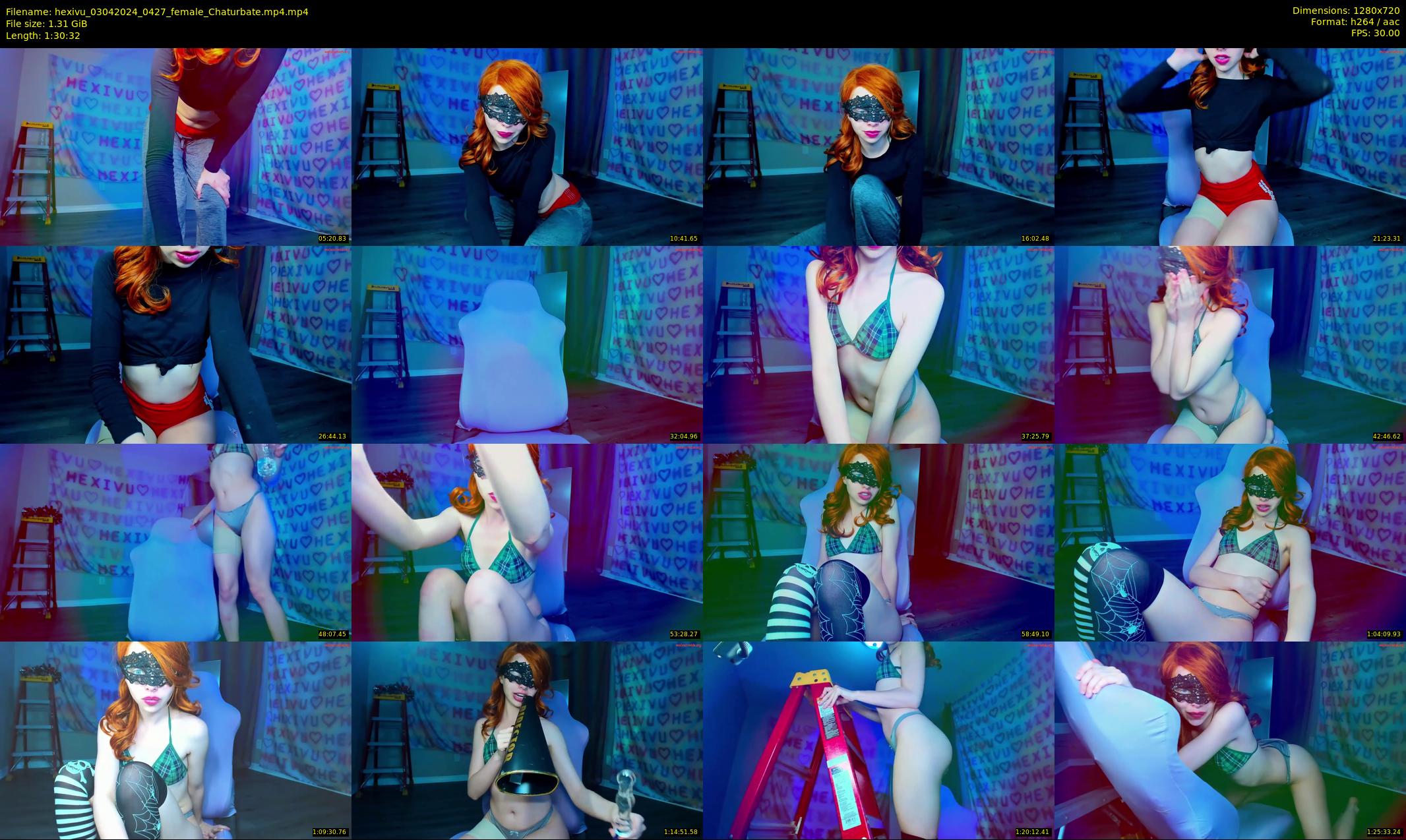hexivu — 91 minute Chaturbate female cam show recording, 720p, Apr 3, 2024