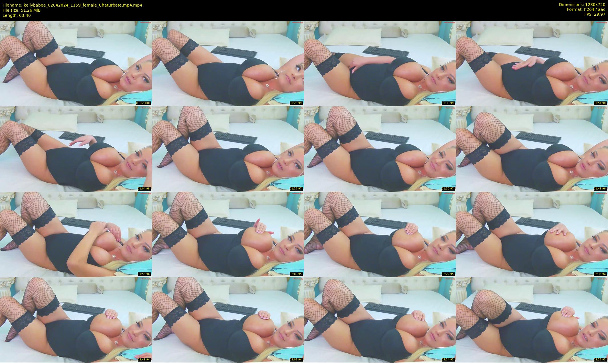 kellybabee — 4 minute Chaturbate female cam show recording, 720p, Apr 2, 2024
