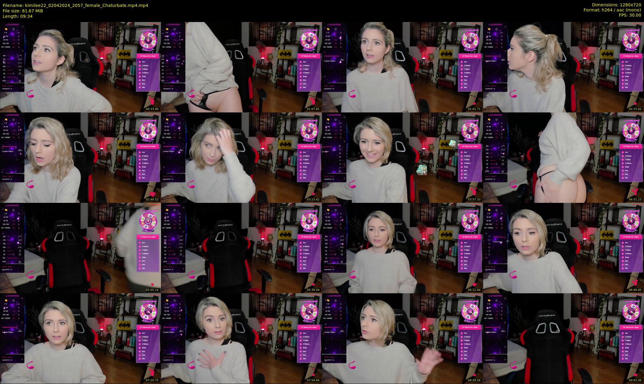 kimilee22 — 10 minute Chaturbate female cam show recording, 720p, Apr 2, 2024