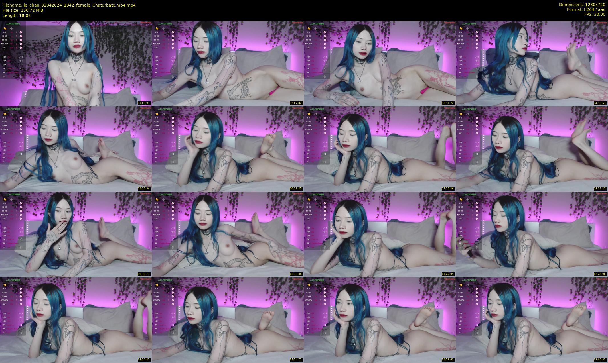 le_chan — 19 minute Chaturbate female cam show recording, 720p, Apr 2, 2024