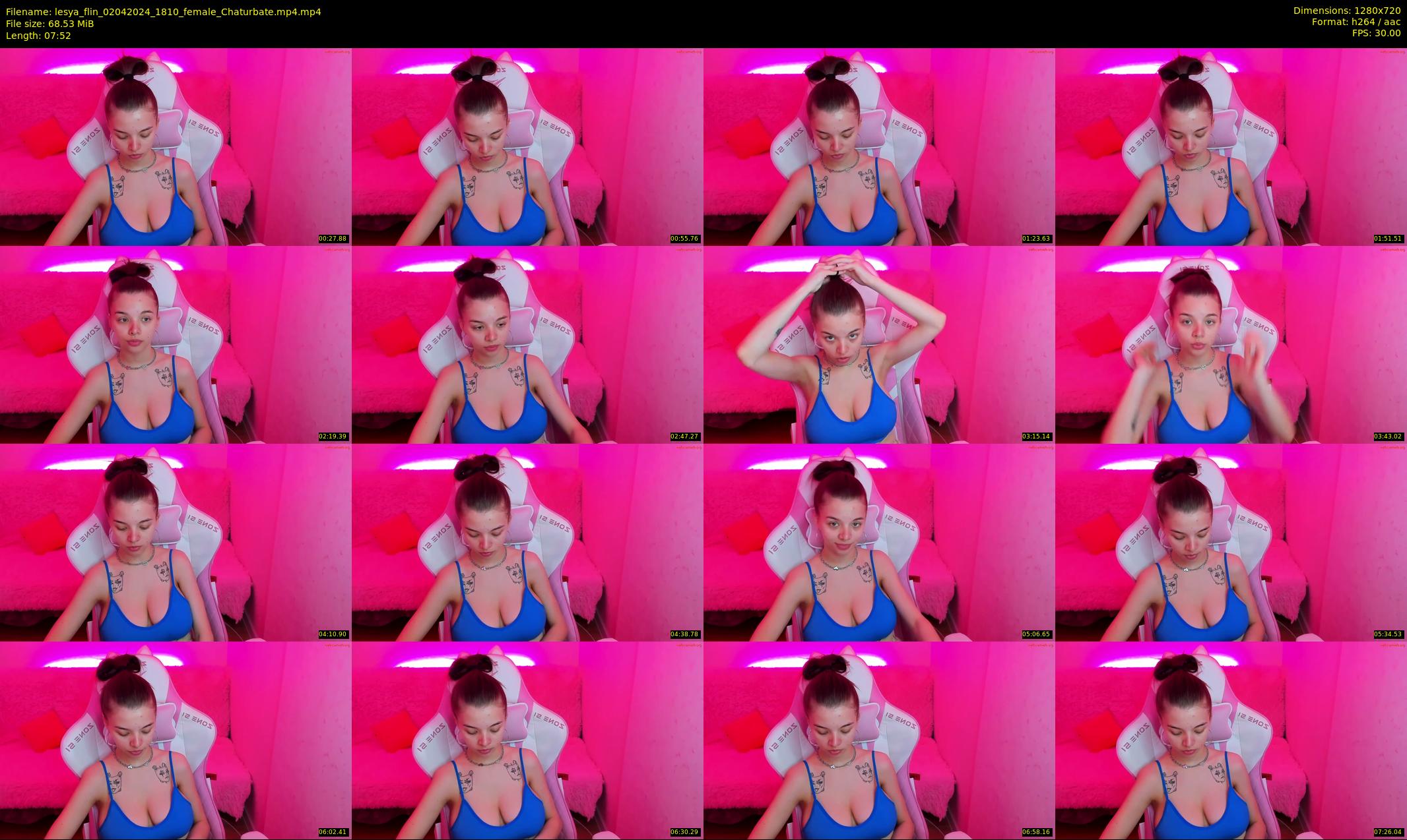 lesya_flin — 8 minute Chaturbate female cam show recording, 720p, Apr 2, 2024