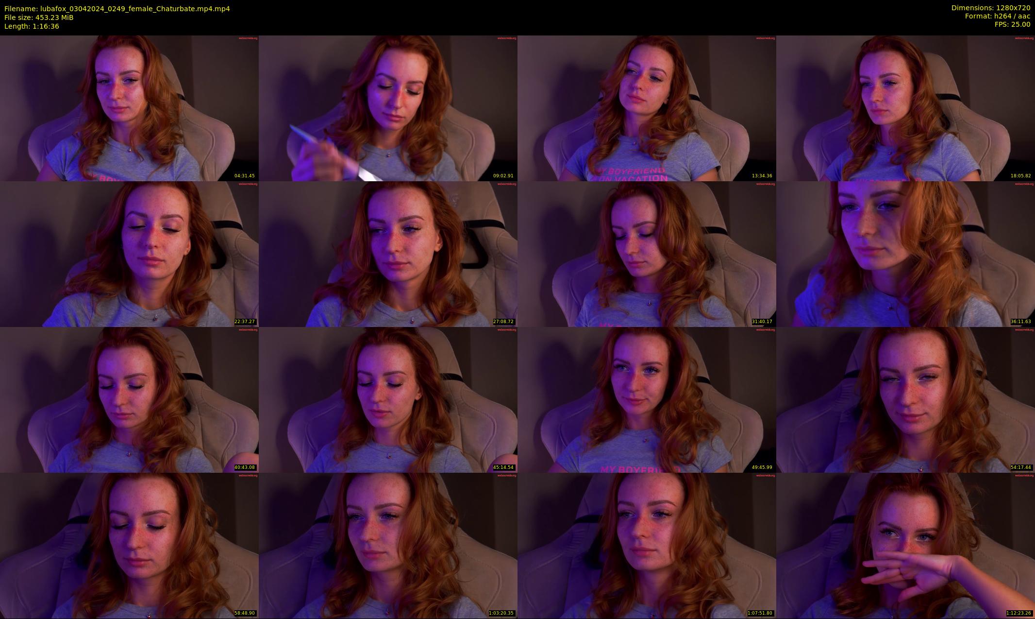 lubafox — 77 minute Chaturbate female cam show recording, 720p, Apr 3, 2024