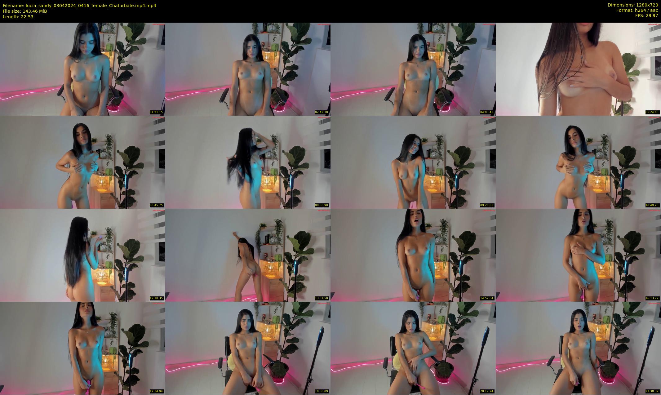 lucia_sandy — 23 minute Chaturbate female cam show recording, 720p, Apr 3, 2024