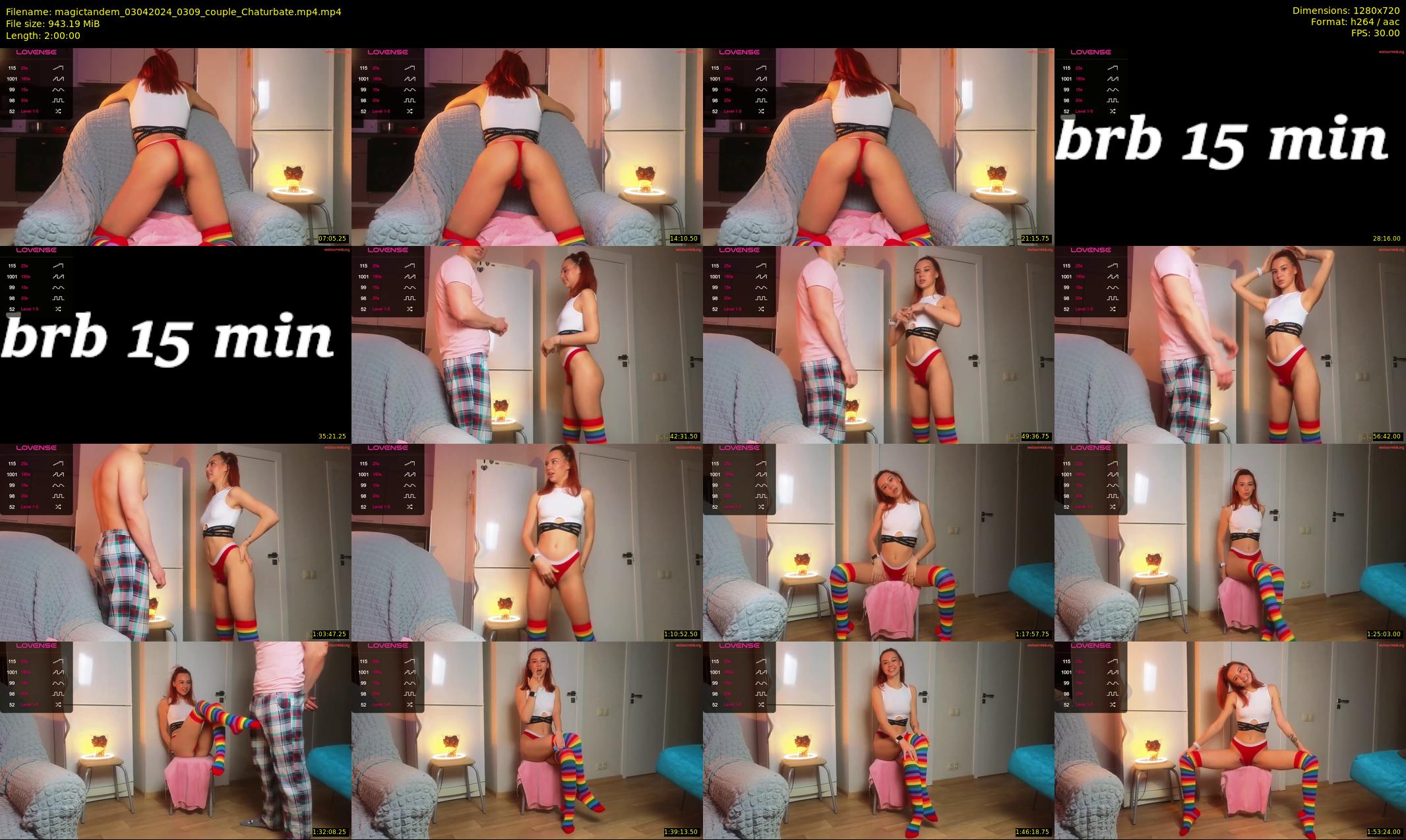 magictandem — 120 minute Chaturbate couple cam show recording, 720p, Apr 3, 2024