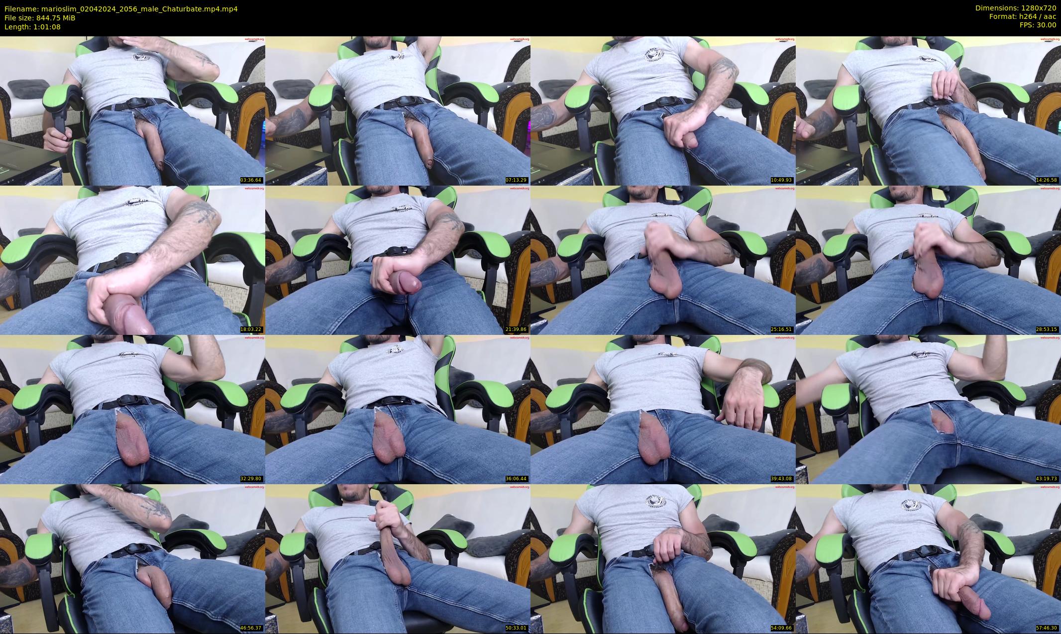 marioslim — 62 minute Chaturbate male cam show recording, 720p, Apr 2, 2024