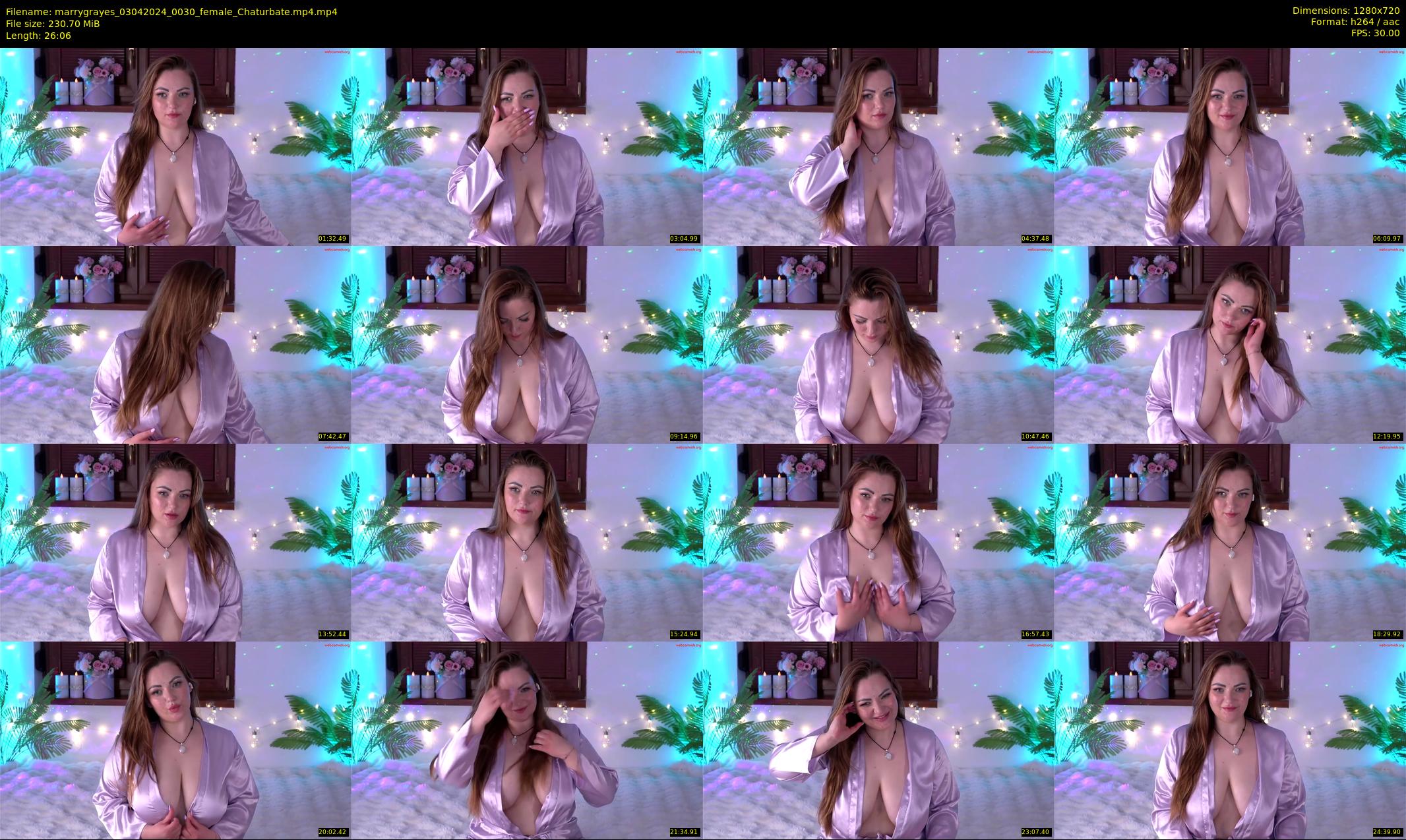 marrygrayes — 27 minute Chaturbate female cam show recording, 720p, Apr 3, 2024