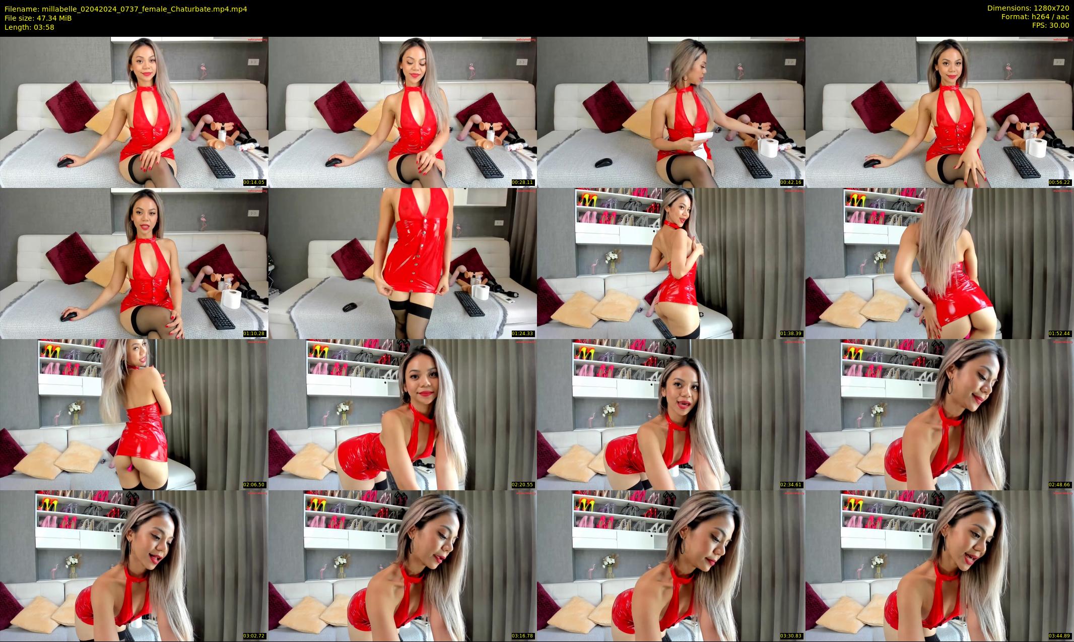 millabelle — 4 minute Chaturbate female cam show recording, 720p, Apr 2, 2024