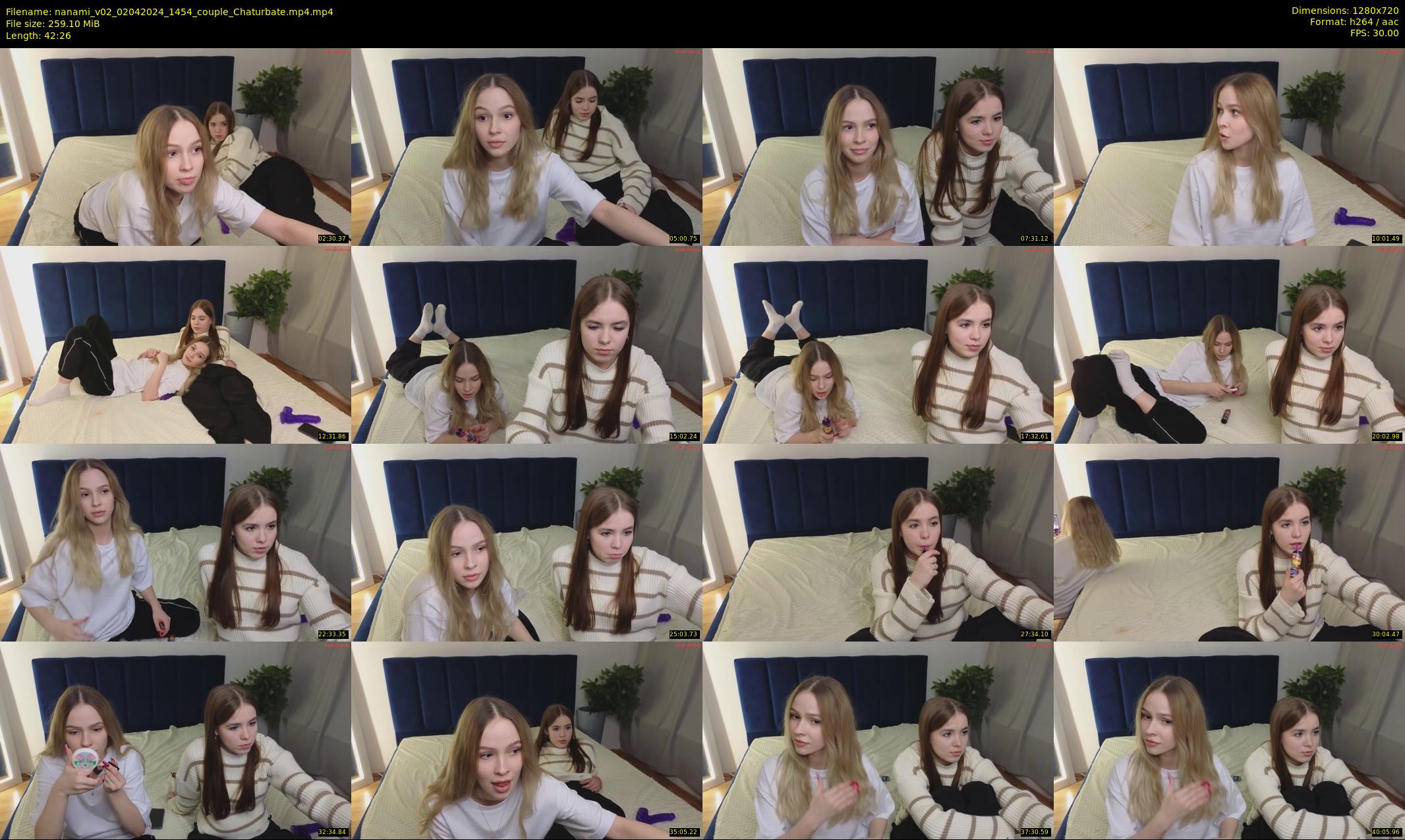 nanami_v02 — 43 minute Chaturbate couple cam show recording, 720p, Apr 2, 2024
