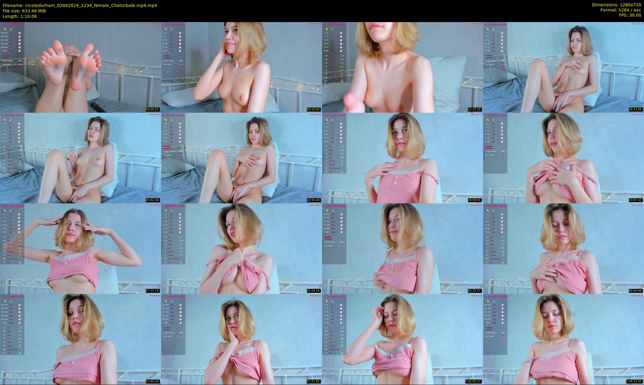 nicoledurham — 71 minute Chaturbate female cam show recording, 720p, Apr 2, 2024