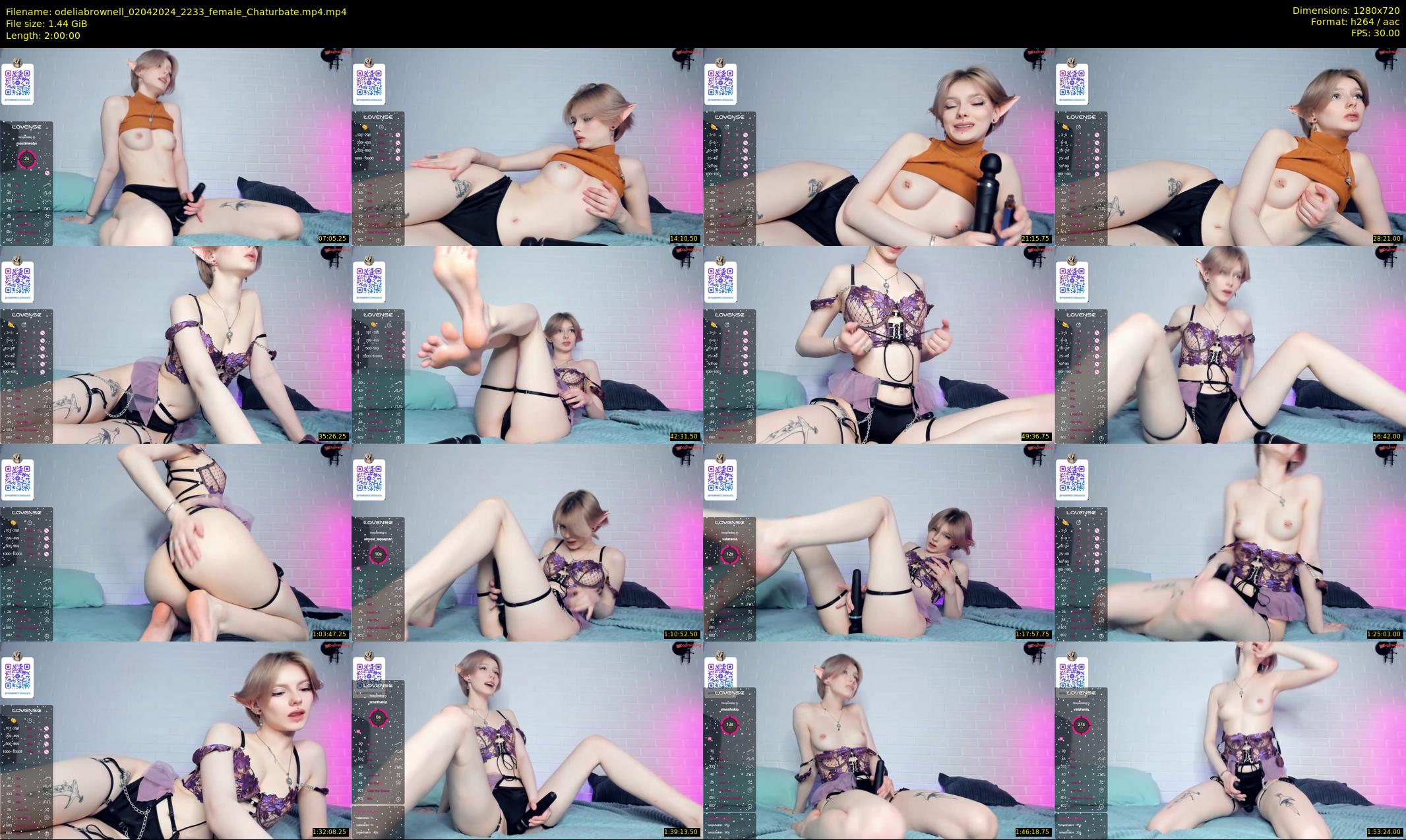 odeliabrownell — 120 minute Chaturbate female cam show recording, 720p, Apr 2, 2024