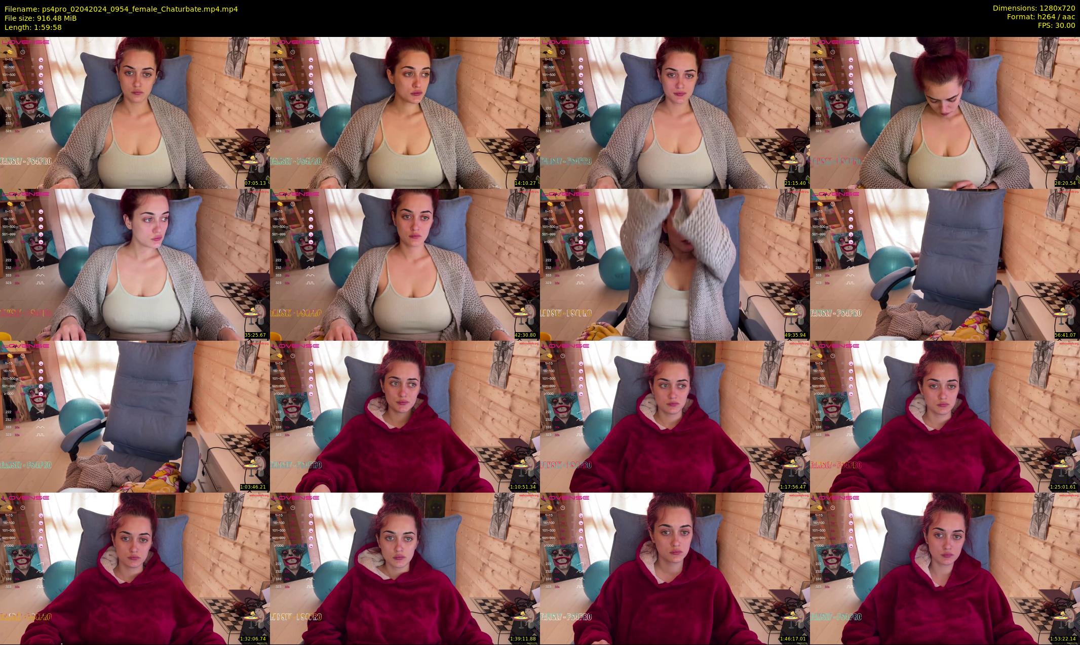 ps4pro — 120 minute Chaturbate female cam show recording, 720p, Apr 2, 2024