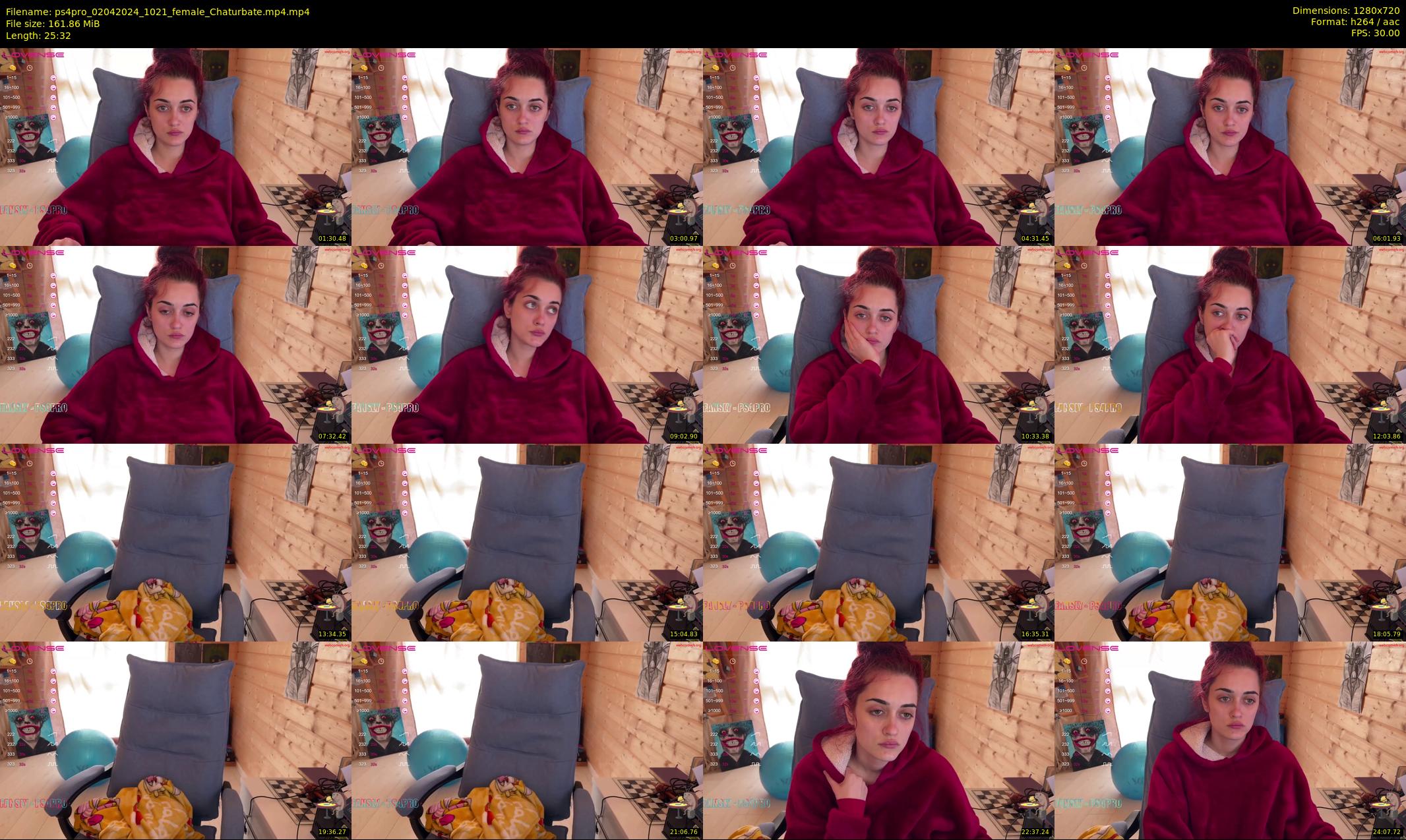 ps4pro — 26 minute Chaturbate female cam show recording, 720p, Apr 2, 2024