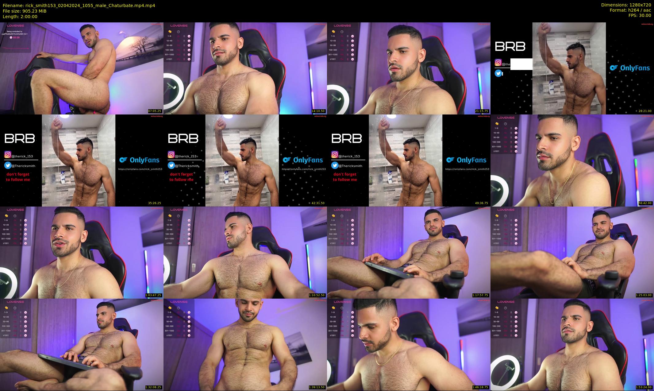 rick_smith153 — 120 minute Chaturbate male cam show recording, 720p, Apr 2, 2024
