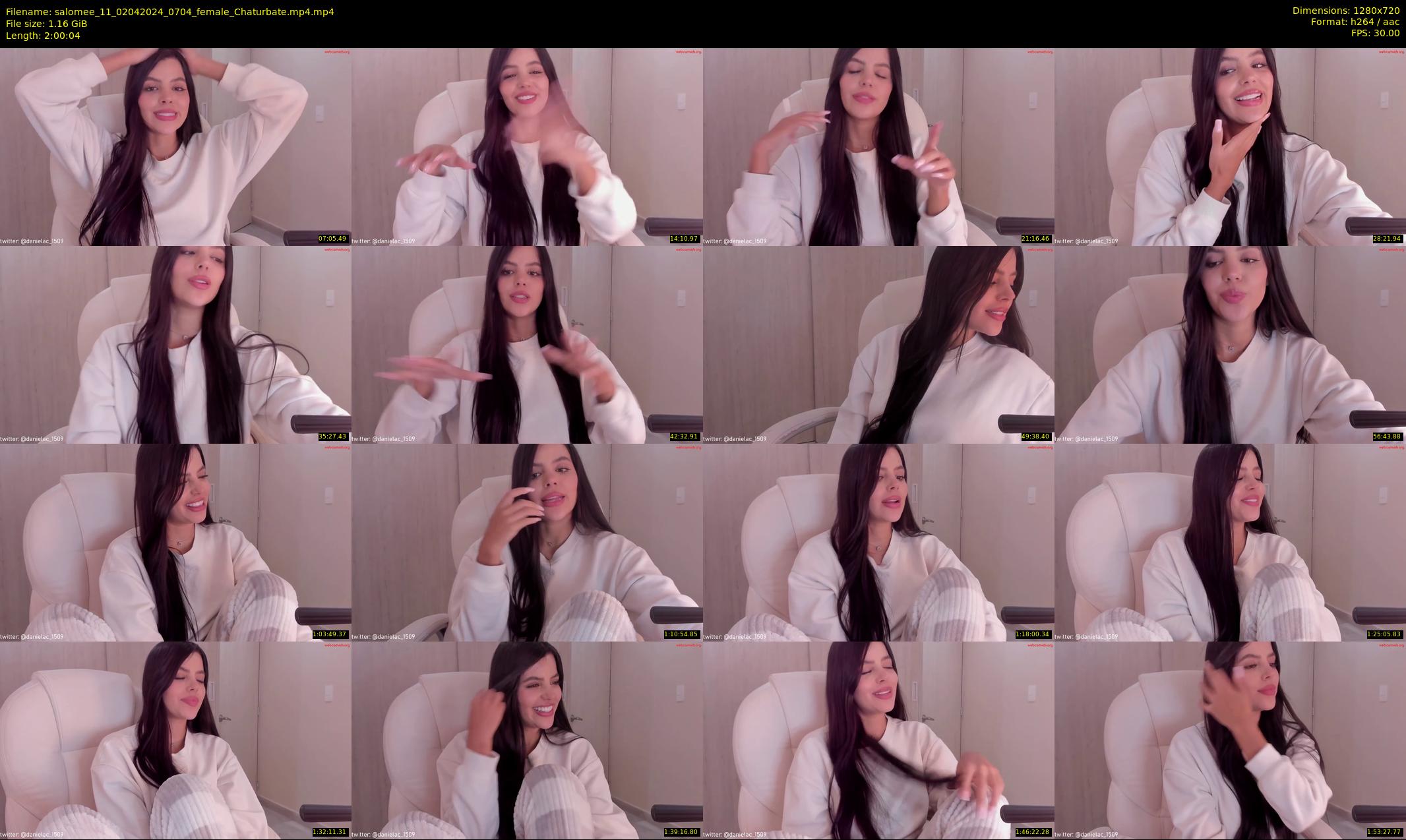 salomee_11 — 121 minute Chaturbate female cam show recording, 720p, Apr 2, 2024