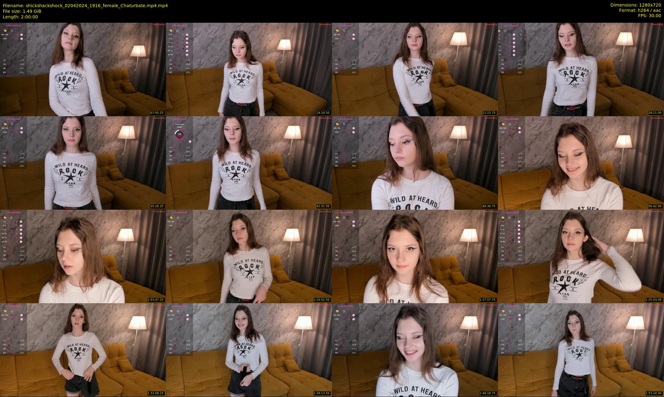 shickshackshock — 120 minute Chaturbate female cam show recording, 720p, Apr 2, 2024