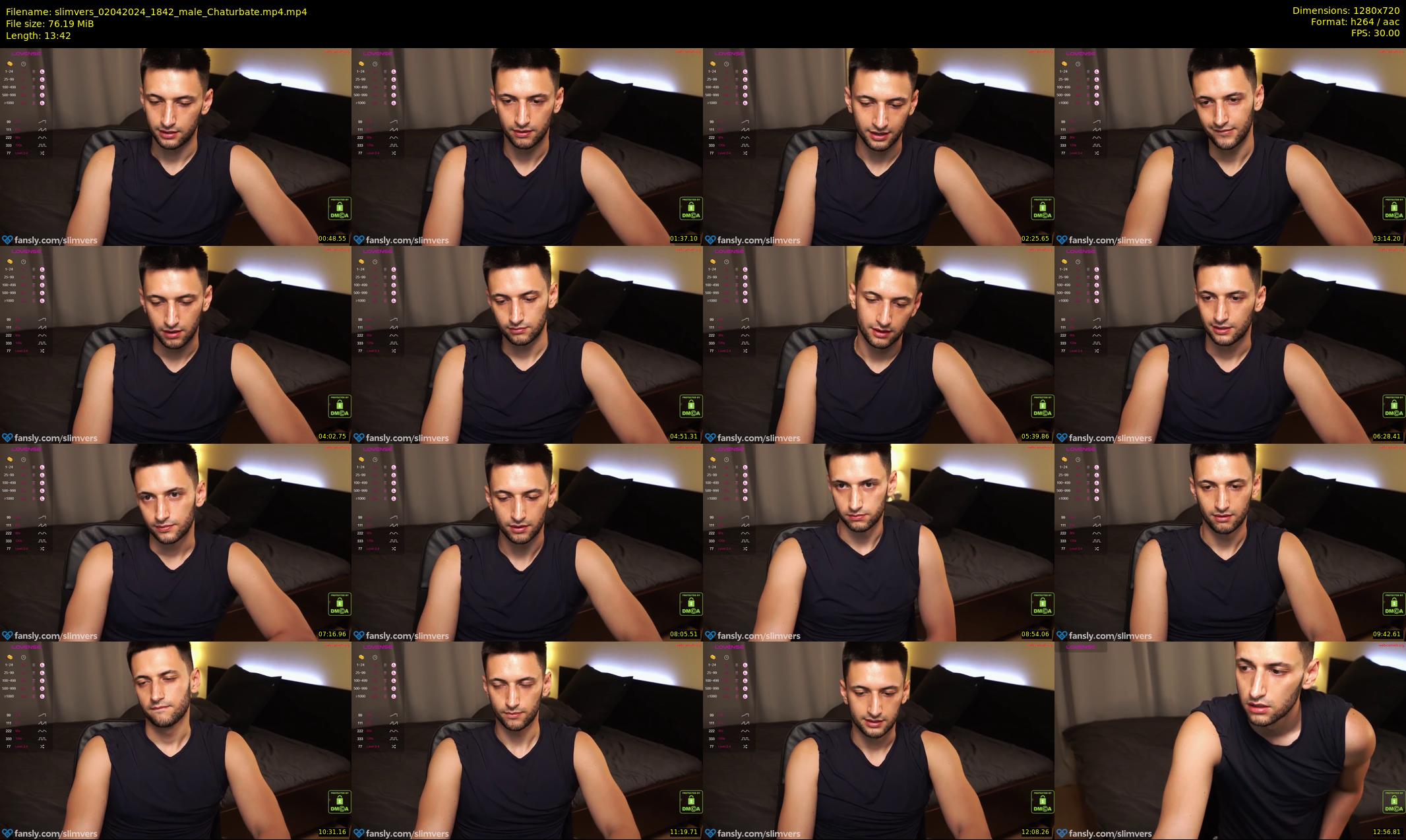 slimvers — 14 minute Chaturbate male cam show recording, 720p, Apr 2, 2024