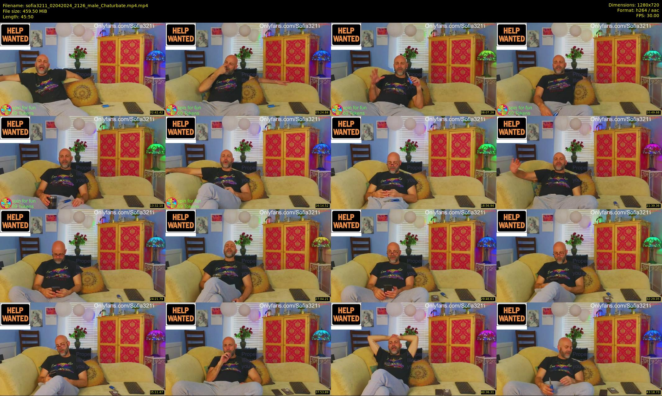 sofia3211 — 46 minute Chaturbate couple cam show recording, 720p, Apr 2, 2024