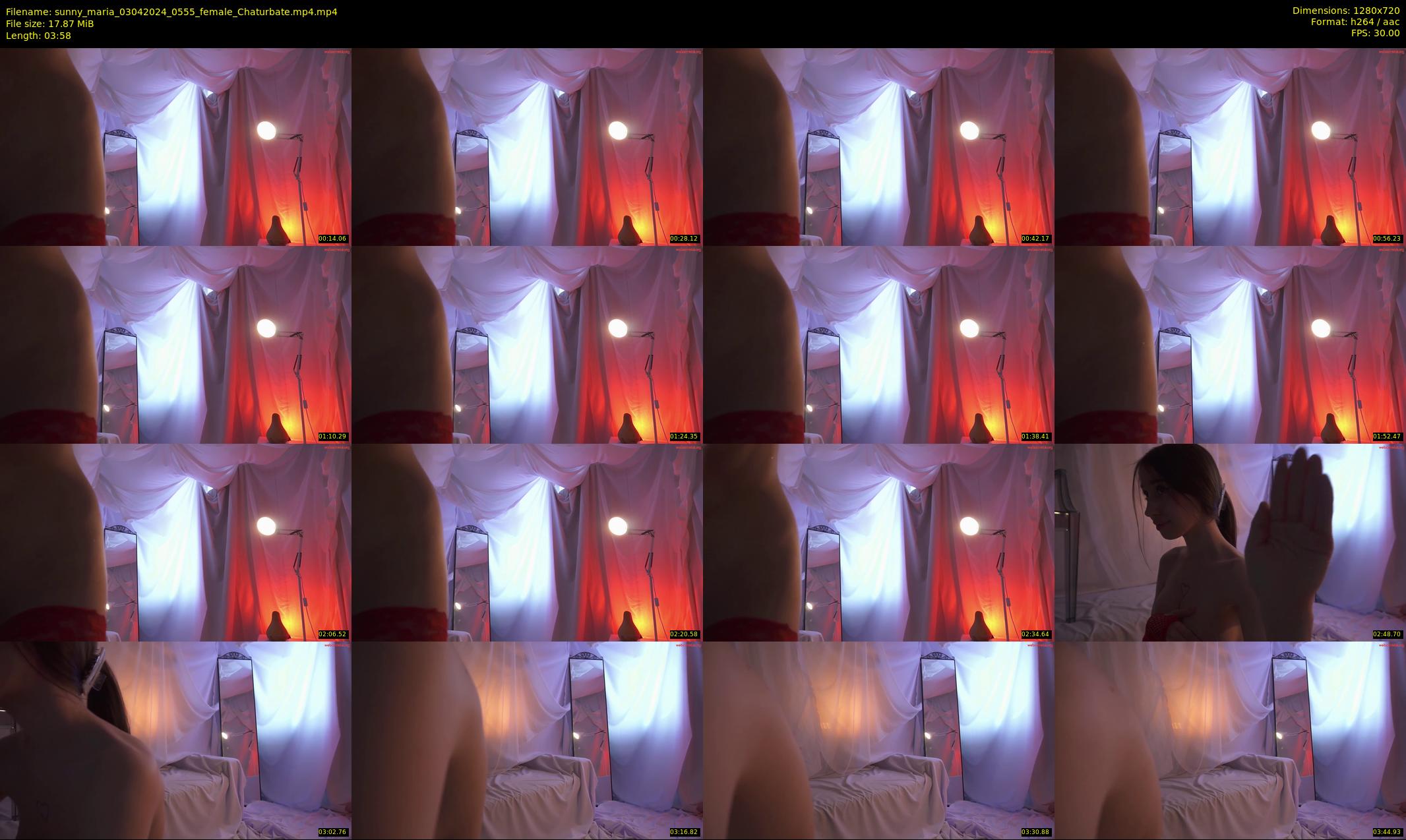 sunny_maria — 4 minute Chaturbate female cam show recording, 720p, Apr 3, 2024