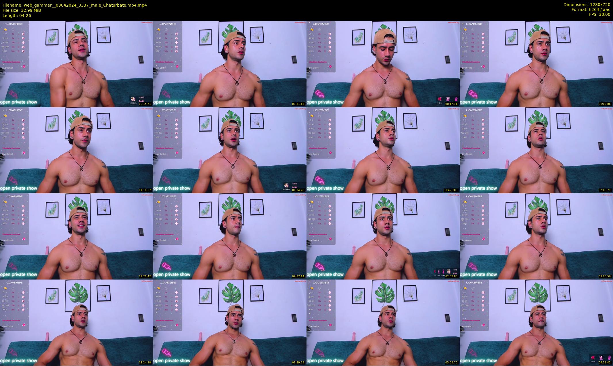 web_gammer_ — 5 minute Chaturbate male cam show recording, 720p, Apr 3, 2024