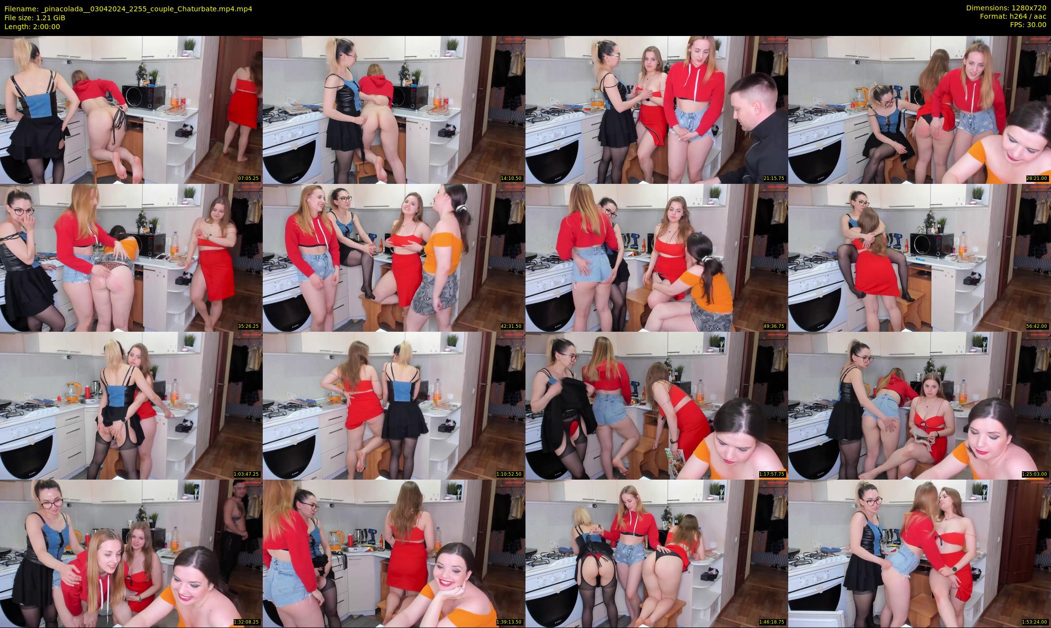 _pinacolada_ — 120 minute Chaturbate couple cam show recording, 720p, Apr 3, 2024