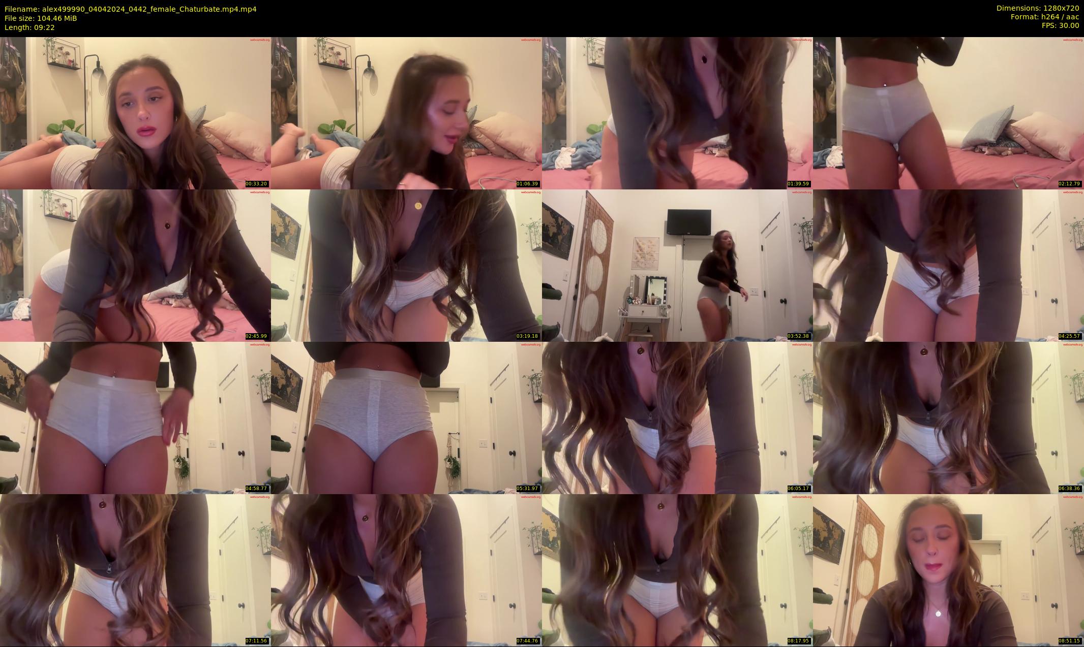alex499990 — 10 minute Chaturbate female cam show recording, 720p, Apr 4, 2024