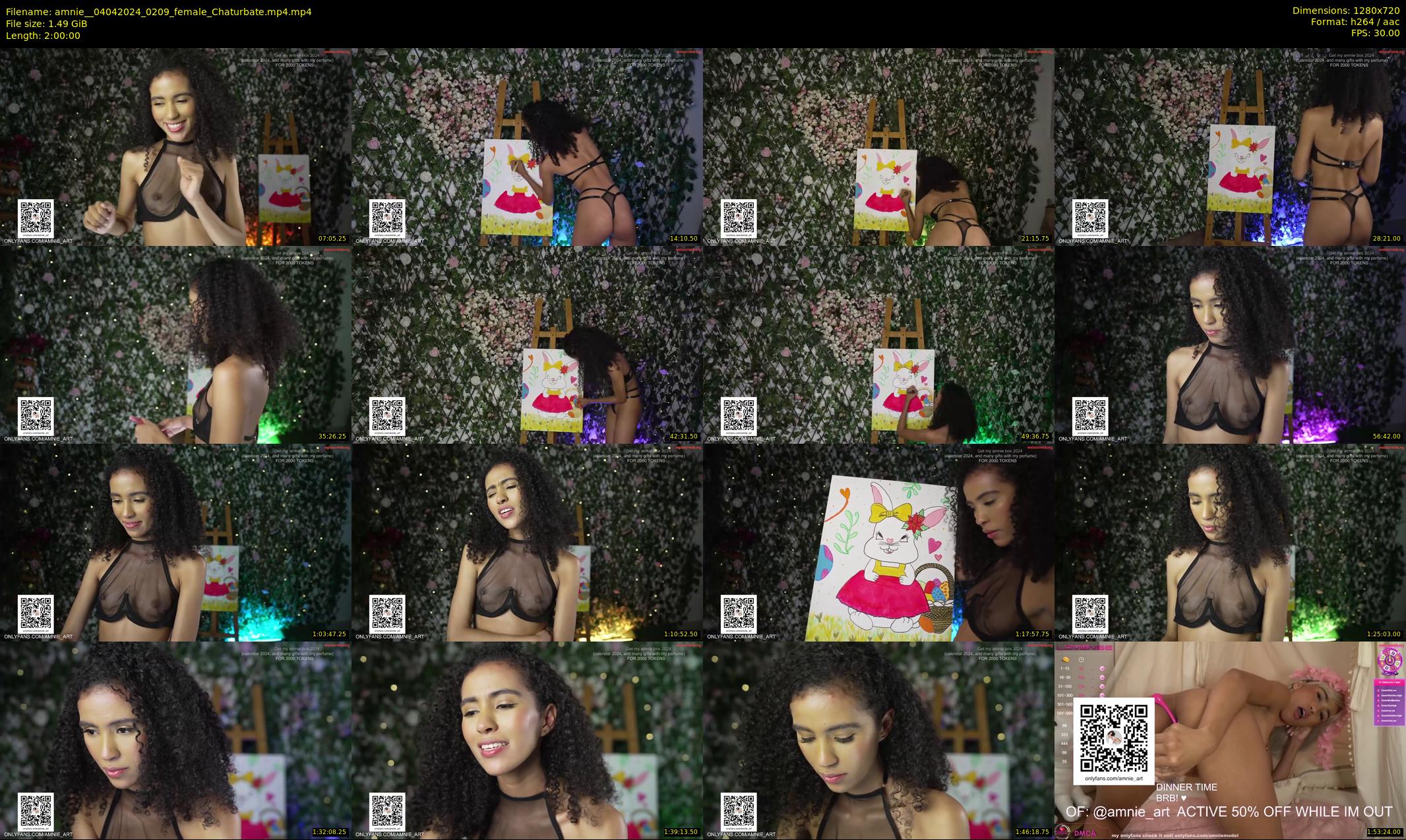 amnie_ — 120 minute Chaturbate female cam show recording, 720p, Apr 4, 2024