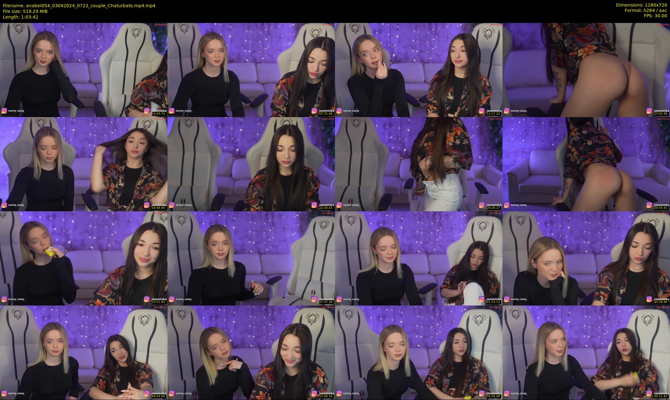 anabel054 — 64 minute Chaturbate female cam show recording, 720p, Apr 3, 2024