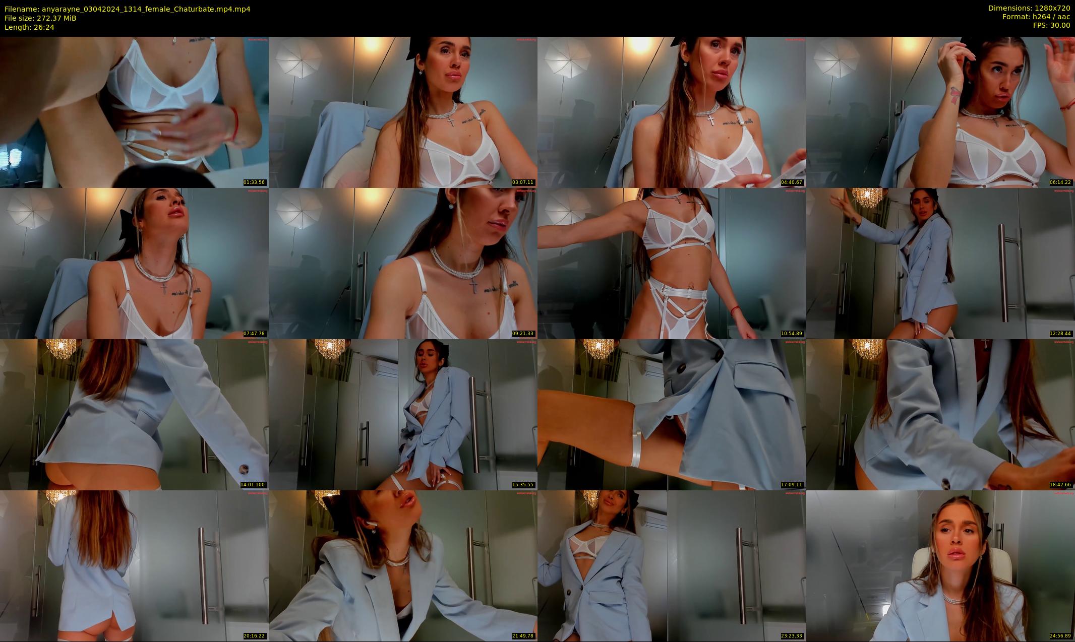 anyarayne — 27 minute Chaturbate female cam show recording, 720p, Apr 3, 2024