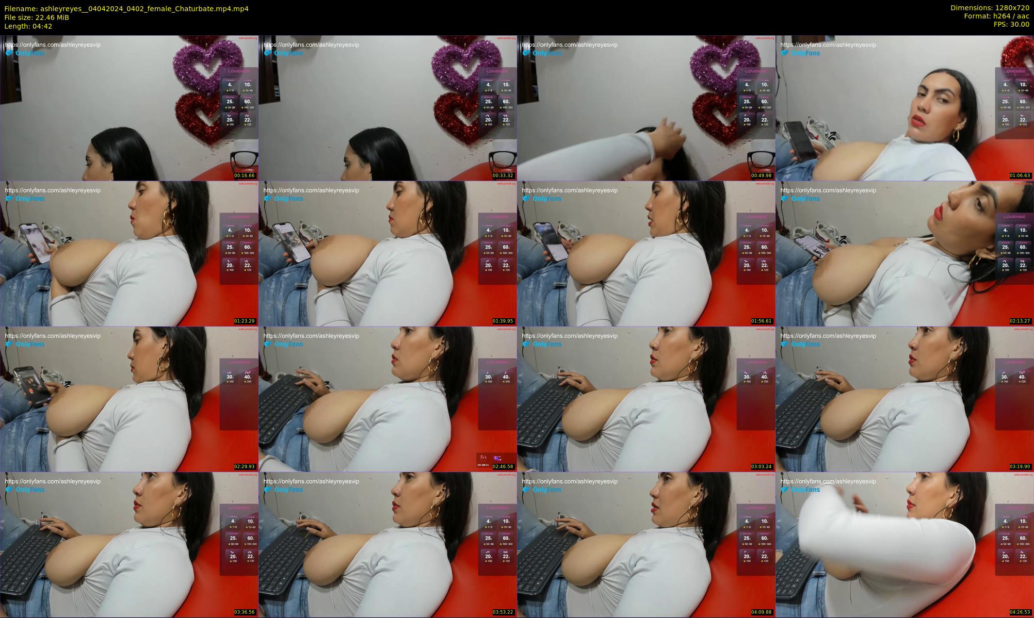 ashleyreyes_ — 5 minute Chaturbate female cam show recording, 720p, Apr 4, 2024