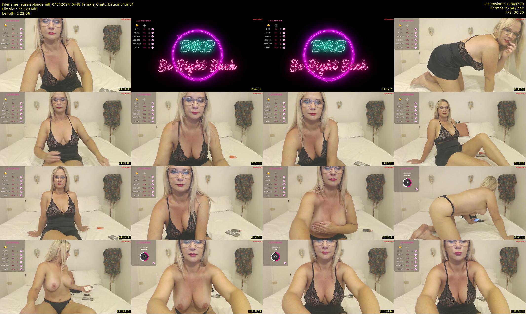 aussieblondemilf — 83 minute Chaturbate female cam show recording, 720p, Apr 4, 2024