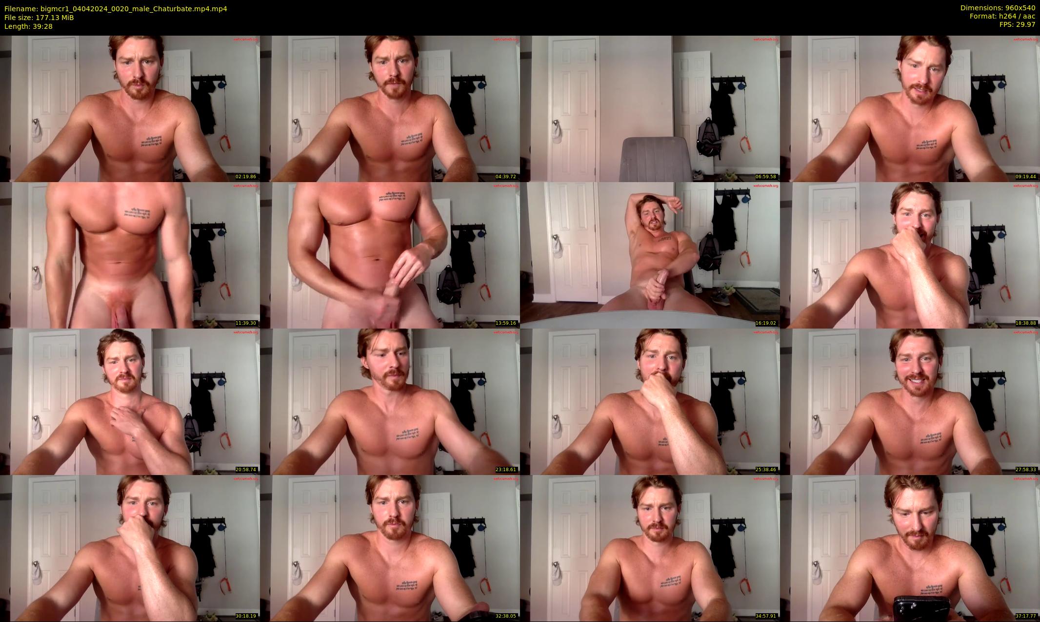 bigmcr1 — 40 minute Chaturbate male cam show recording, 480p, Apr 4, 2024
