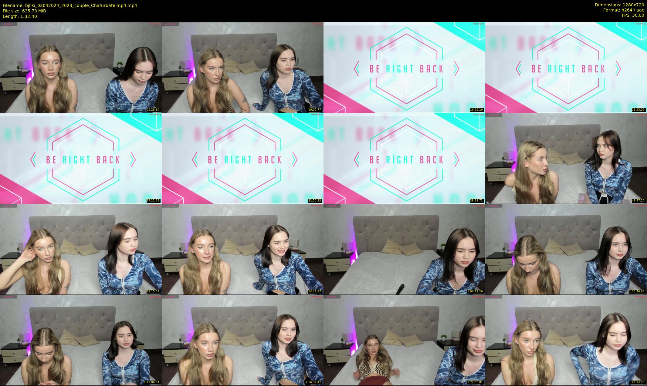 bjliki — 93 minute Chaturbate couple cam show recording, 720p, Apr 3, 2024