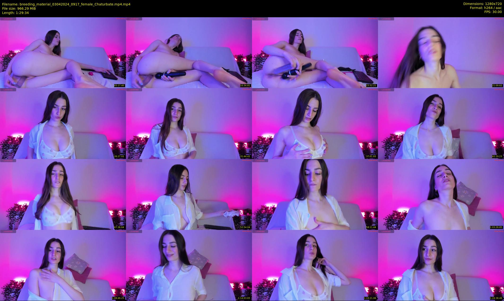 breeding_material — 90 minute Chaturbate female cam show recording, 720p, Apr 3, 2024