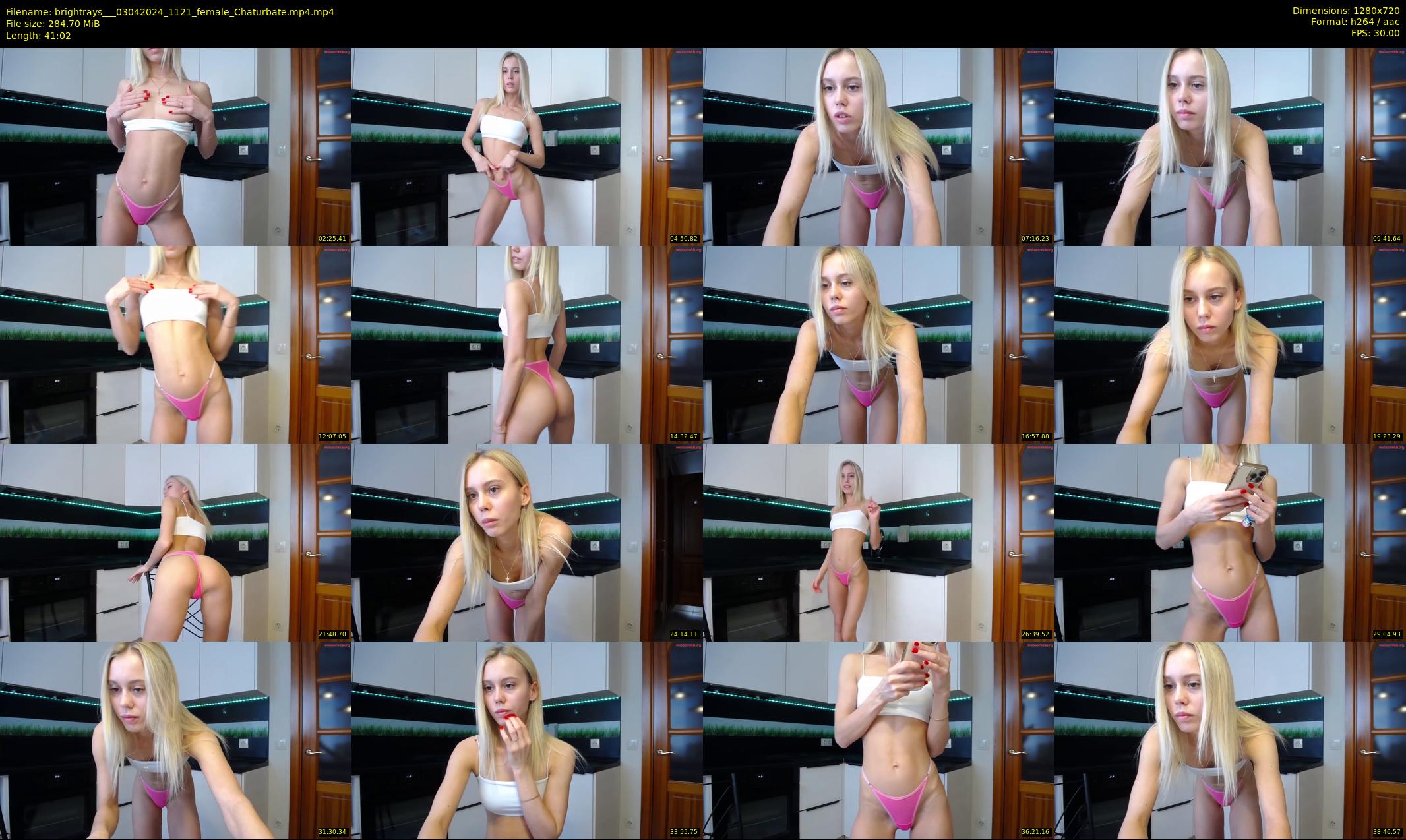 brightrays__ — 42 minute Chaturbate female cam show recording, 720p, Apr 3, 2024