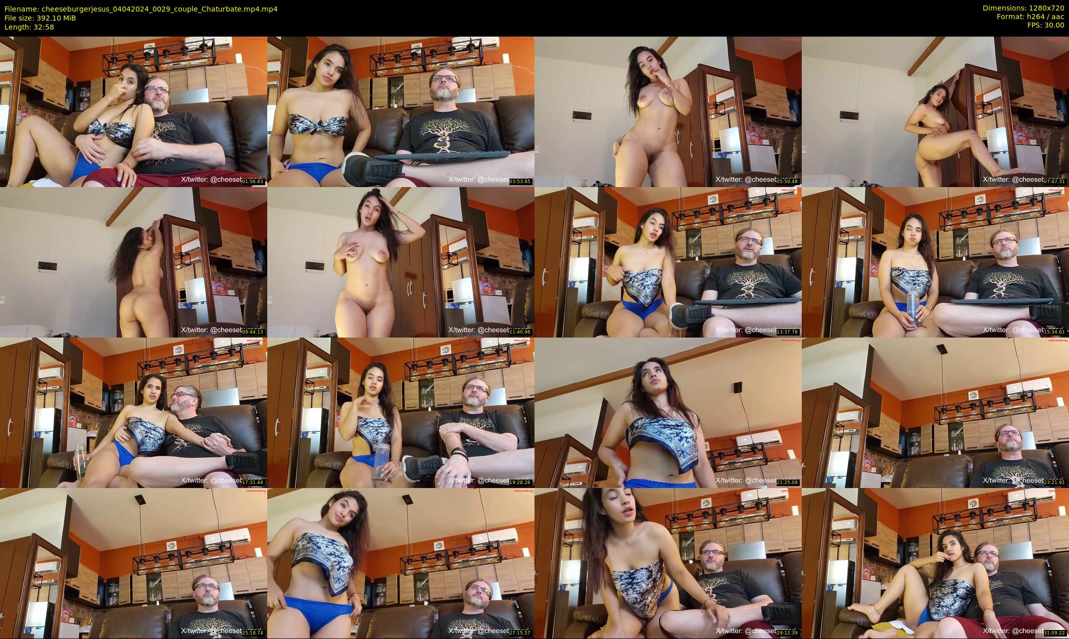 cheeseburgerjesus — 33 minute Chaturbate couple cam show recording, 720p, Apr 4, 2024