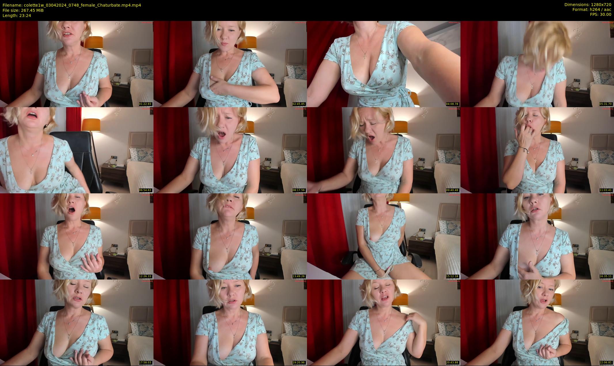 colette1w — 24 minute Chaturbate female cam show recording, 720p, Apr 3, 2024