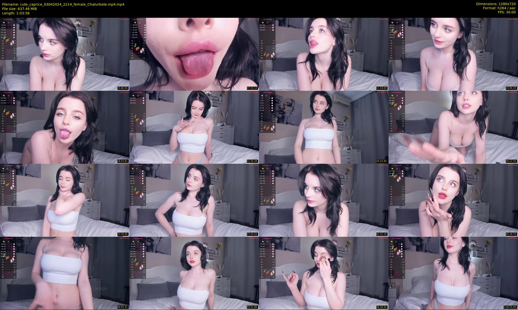 cute_caprice — 64 minute Chaturbate female cam show recording, 720p, Apr 3, 2024