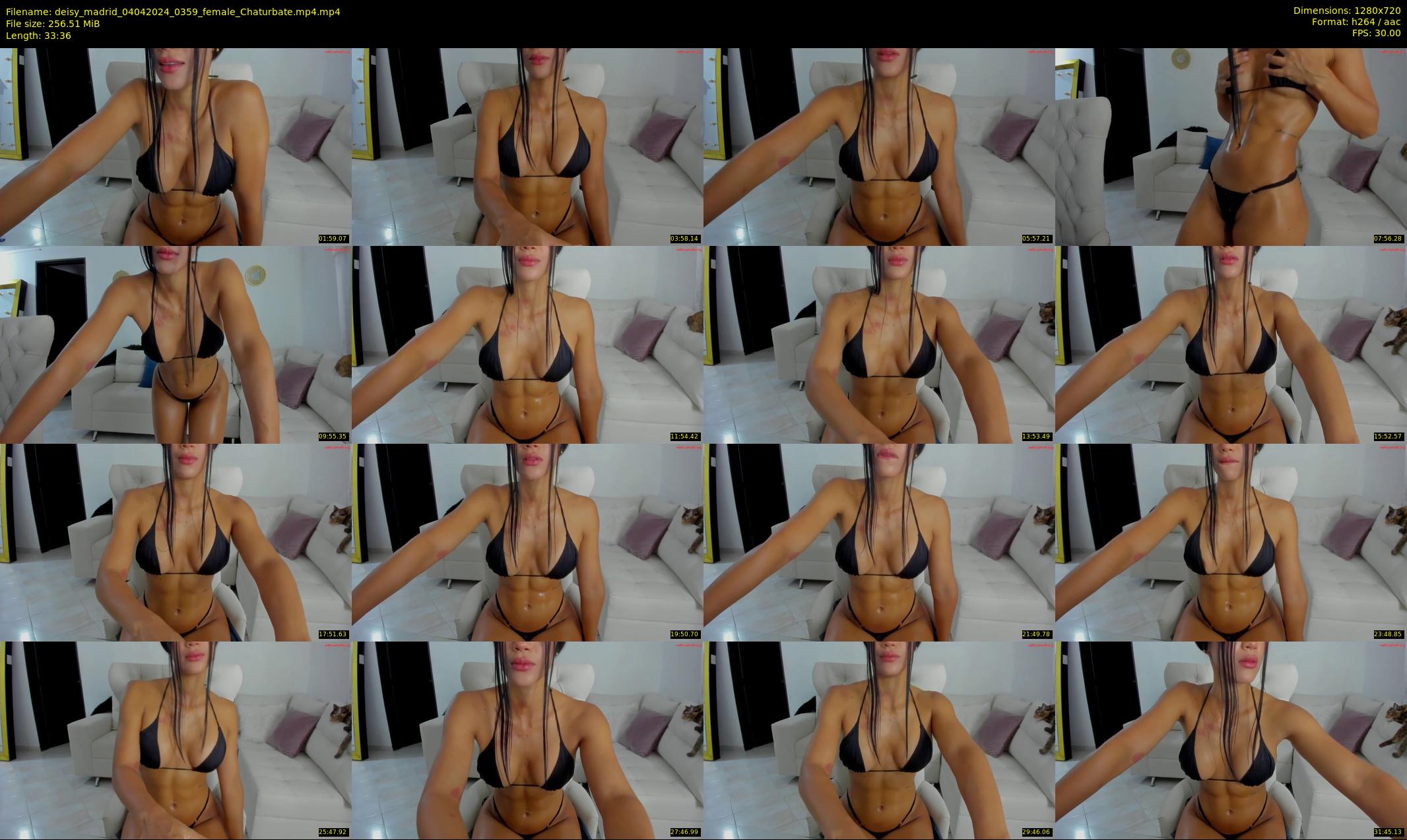 deisy_madrid — 34 minute Chaturbate female cam show recording, 720p, Apr 4, 2024