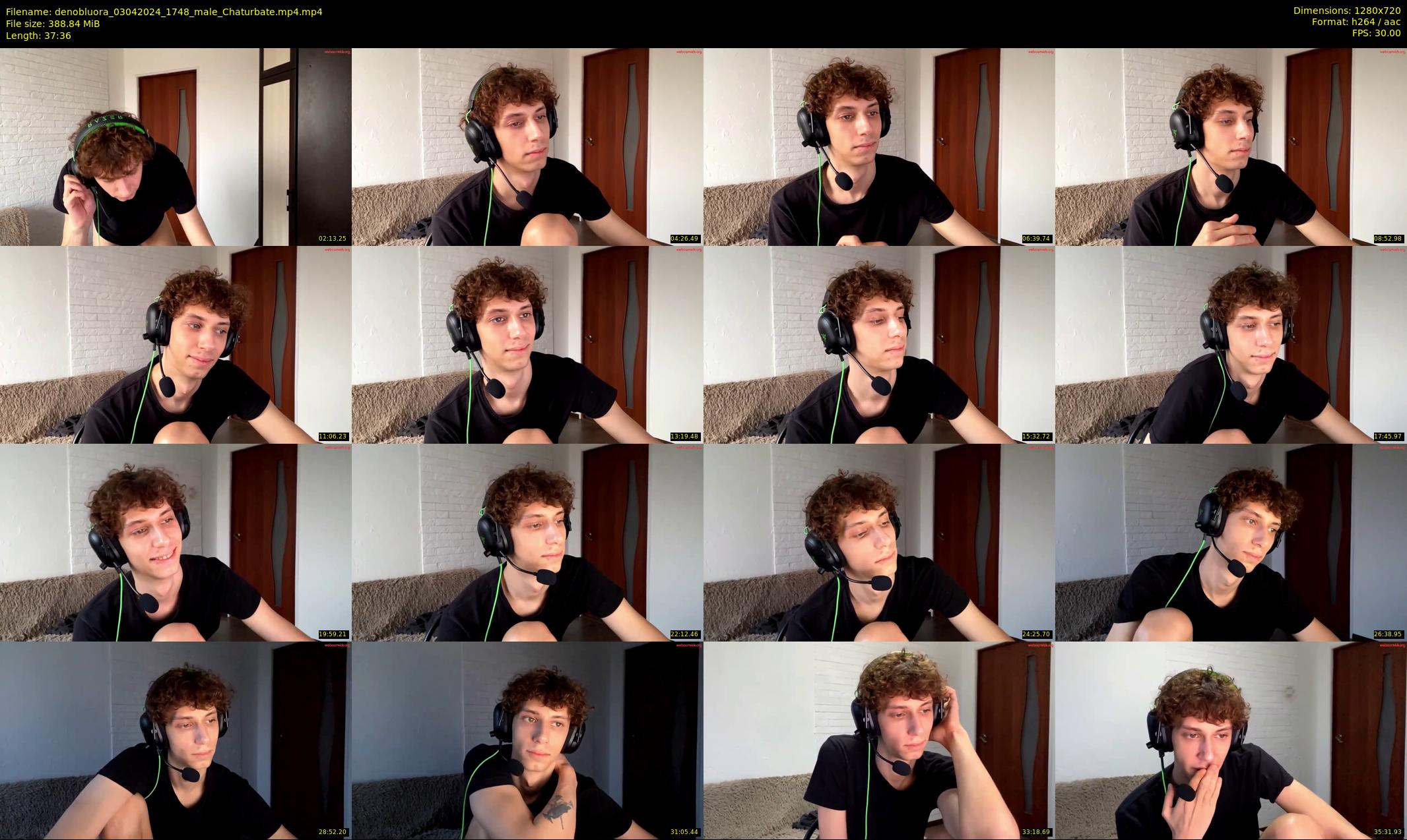 denobluora — 38 minute Chaturbate male cam show recording, 720p, Apr 3, 2024