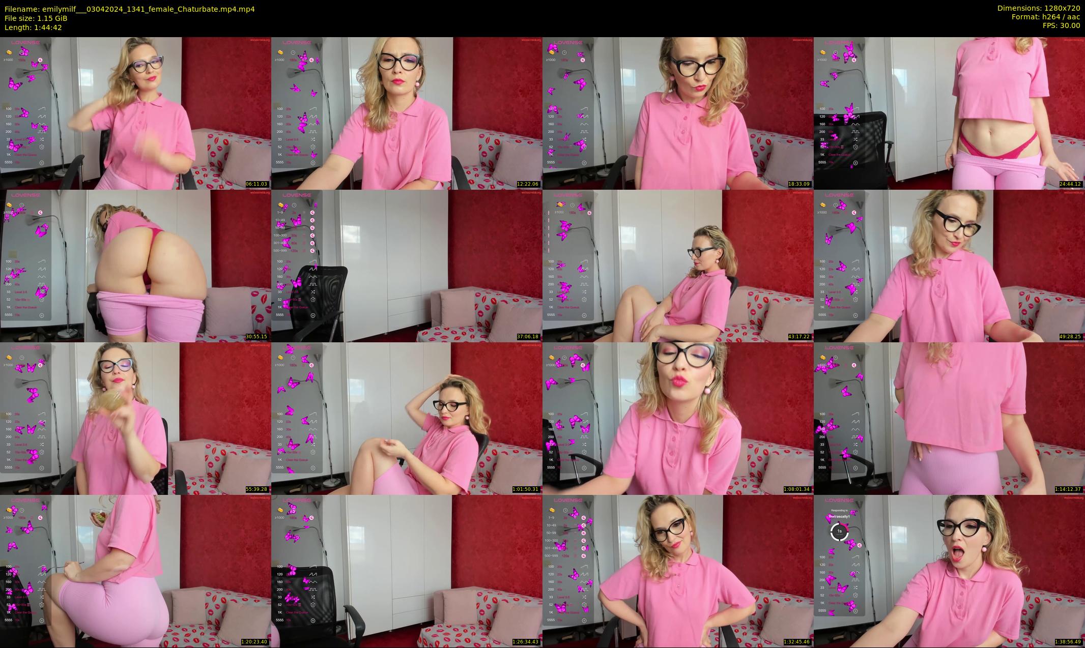 emilymilf__ — 105 minute Chaturbate female cam show recording, 720p, Apr 3, 2024