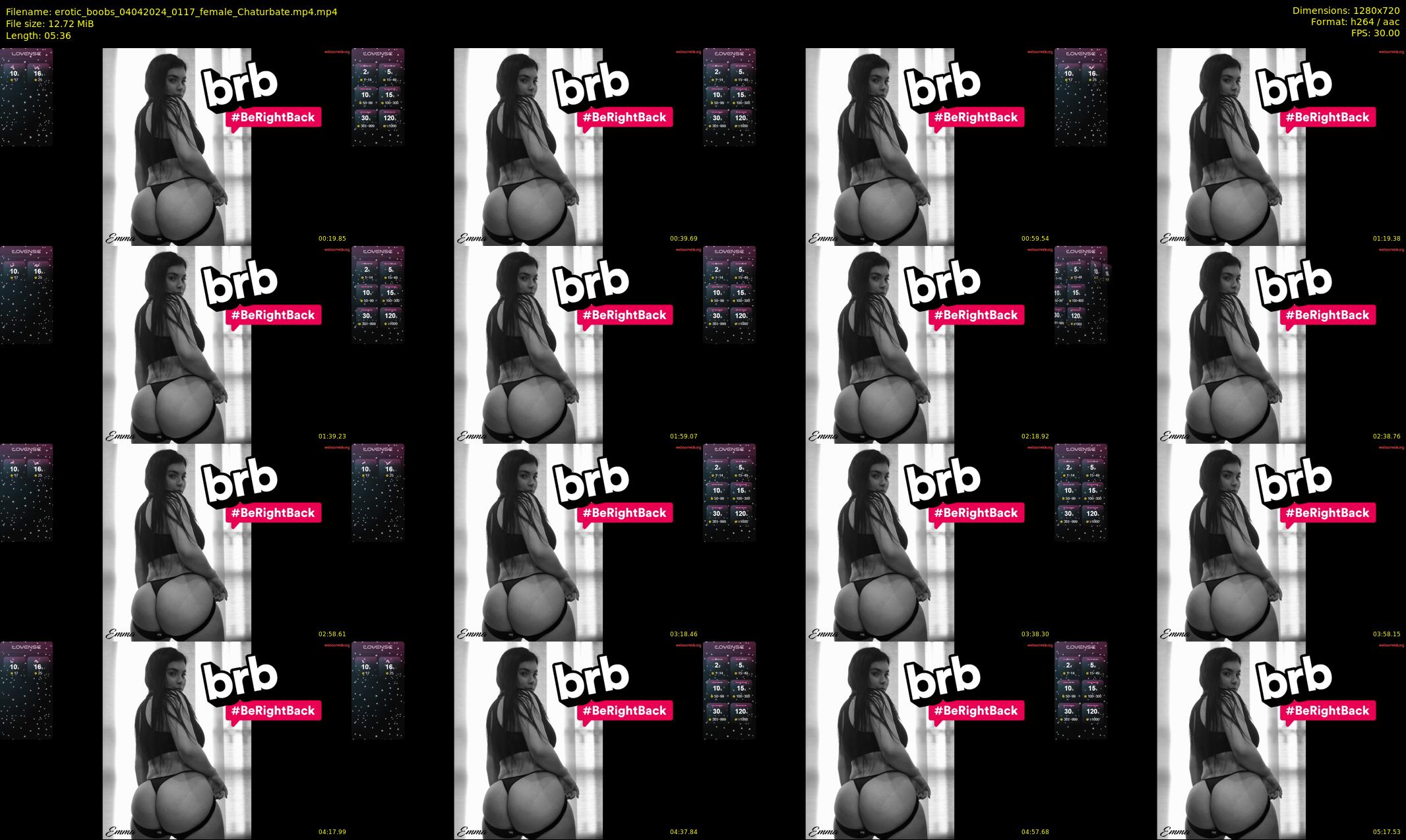 erotic_boobs — 6 minute Chaturbate female cam show recording, 720p, Apr 4, 2024