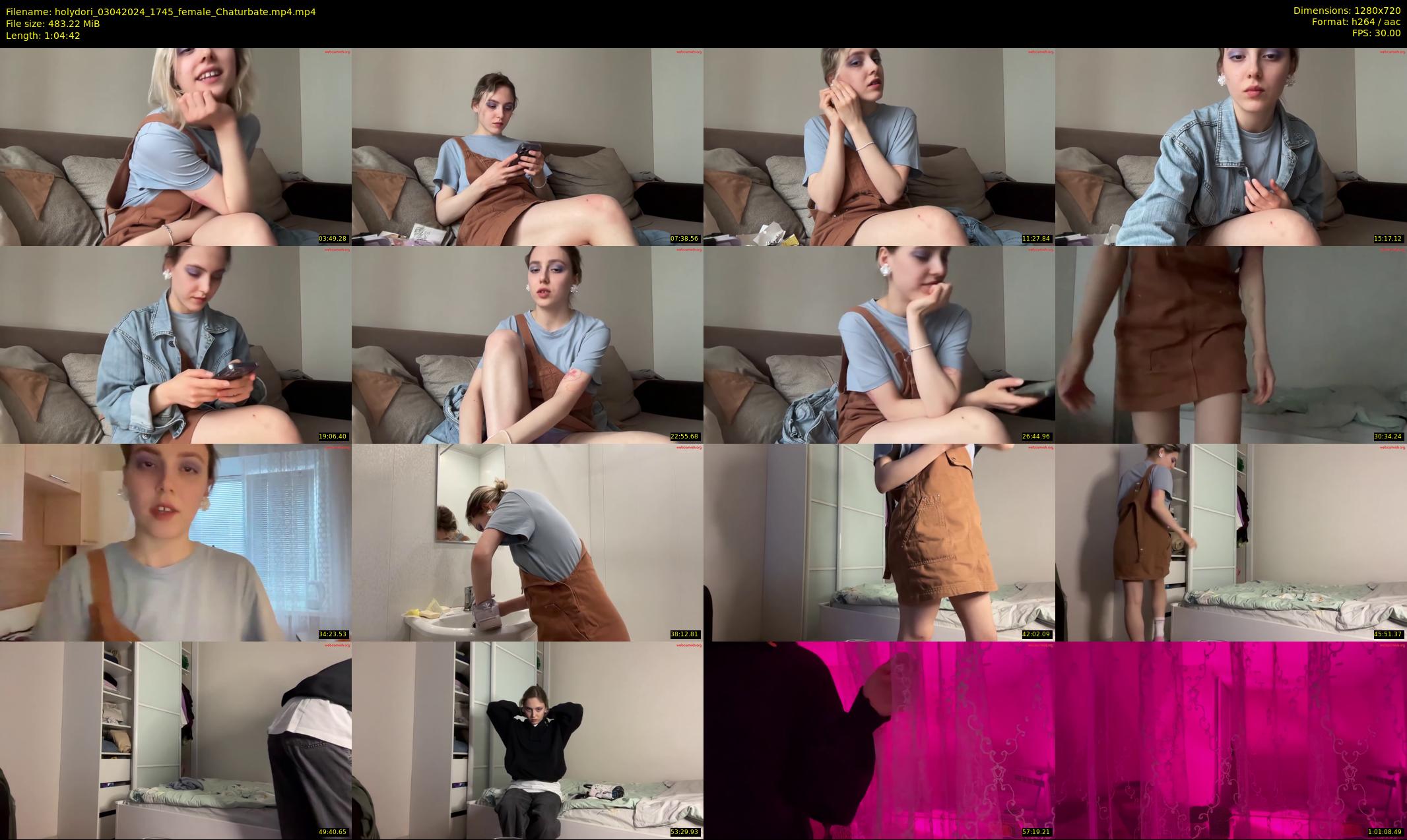 holydori — 65 minute Chaturbate female cam show recording, 720p, Apr 3, 2024