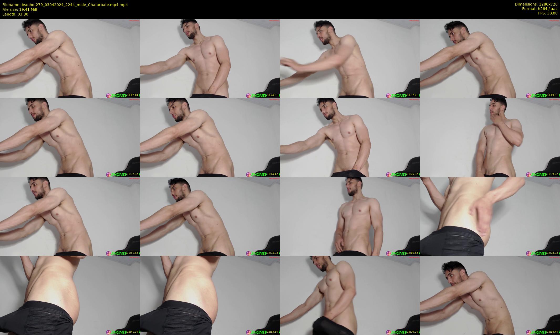 ivanhot279 — 4 minute Chaturbate male cam show recording, 720p, Apr 3, 2024