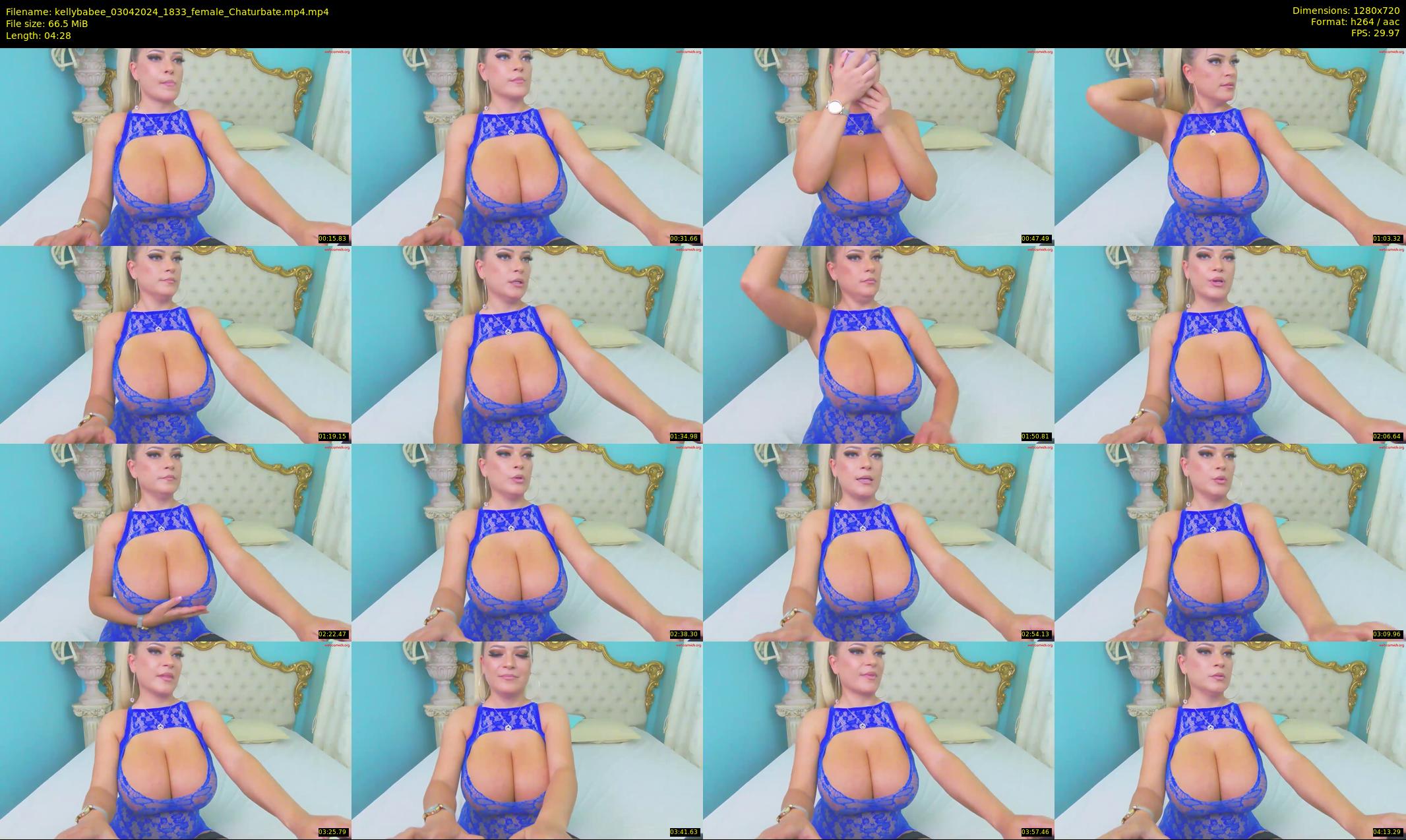 kellybabee — 5 minute Chaturbate female cam show recording, 720p, Apr 3, 2024