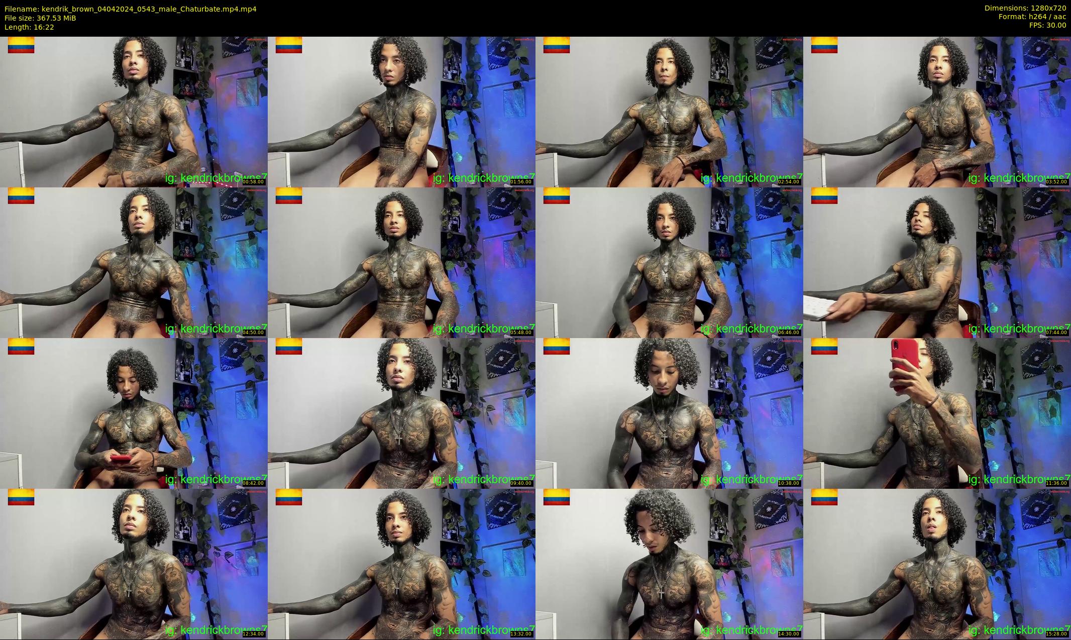 kendrik_brown — 17 minute Chaturbate male cam show recording, 720p, Apr 4, 2024