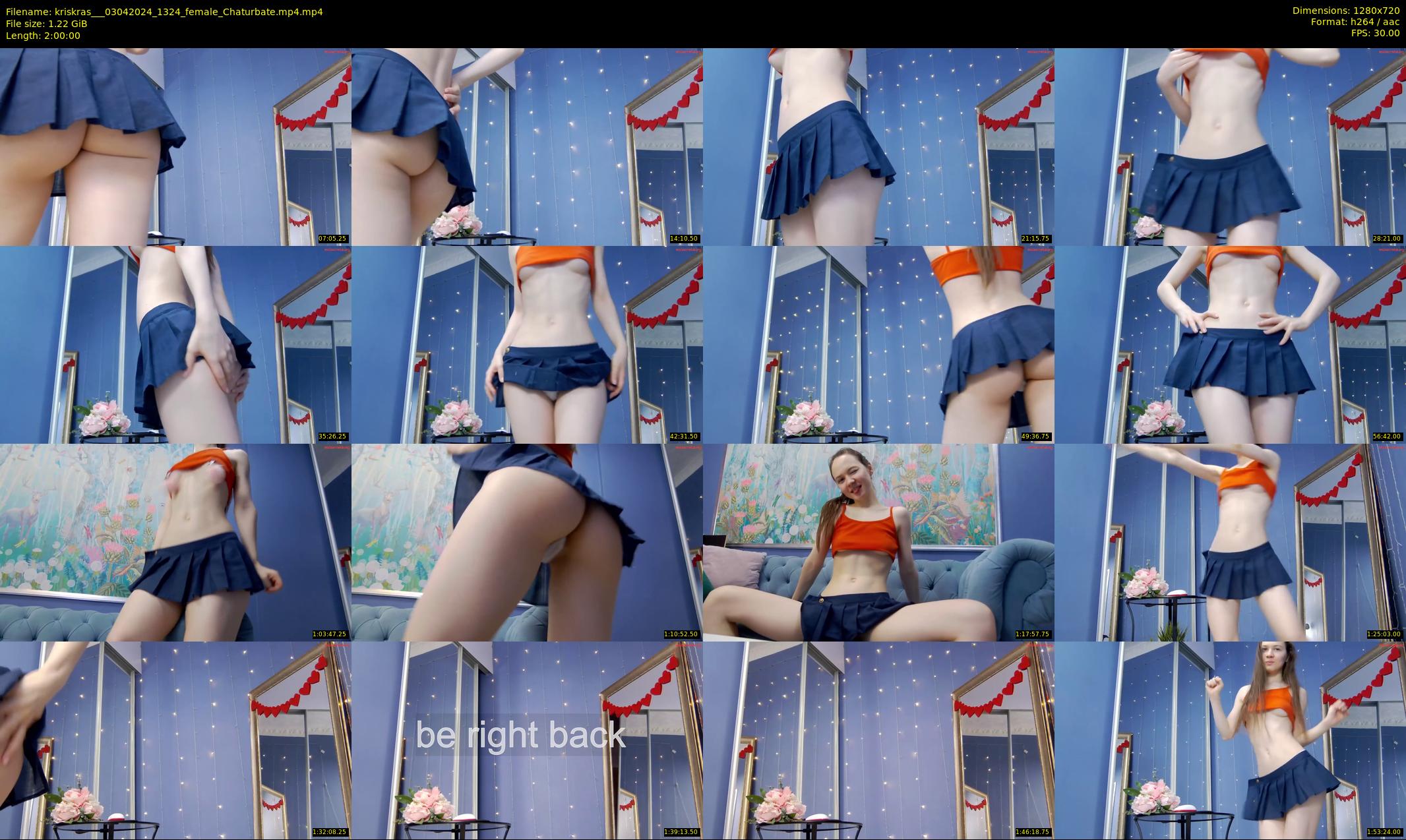 kriskras__ — 120 minute Chaturbate female cam show recording, 720p, Apr 3, 2024