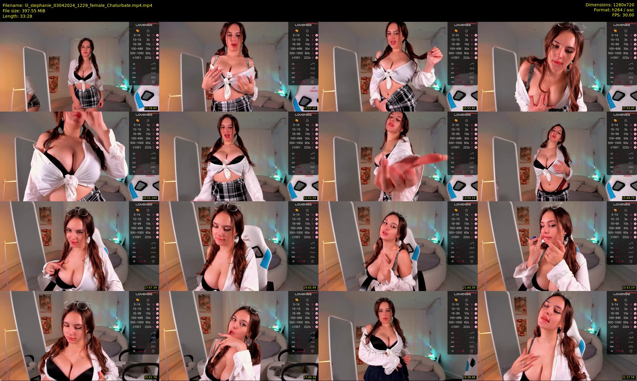 lil_stephanie — 34 minute Chaturbate female cam show recording, 720p, Apr 3, 2024