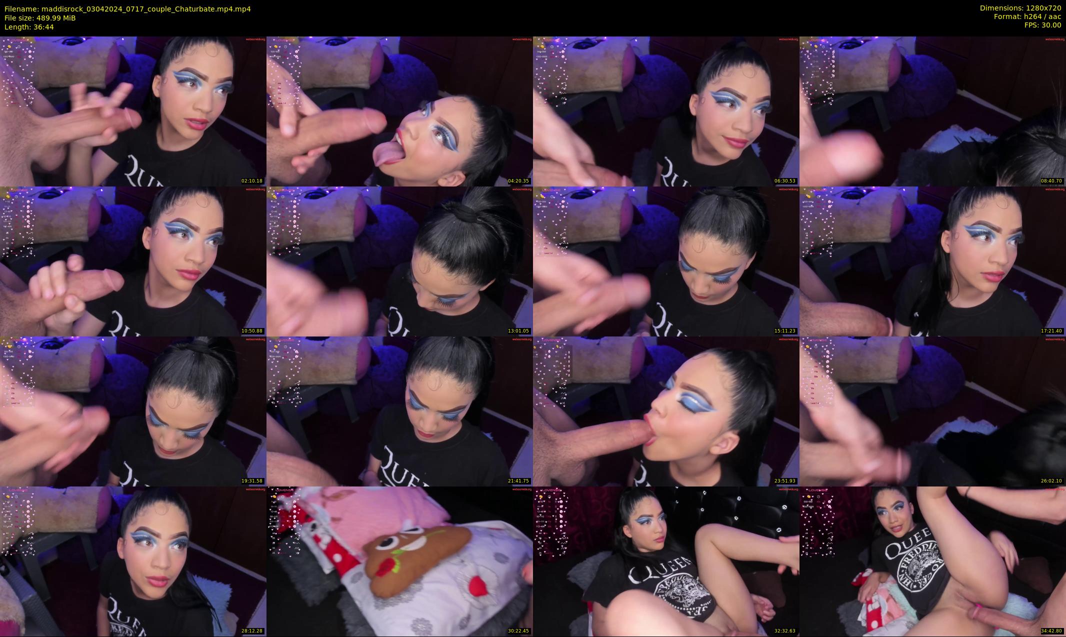 maddisrock — 37 minute Chaturbate couple cam show recording, 720p, Apr 3, 2024
